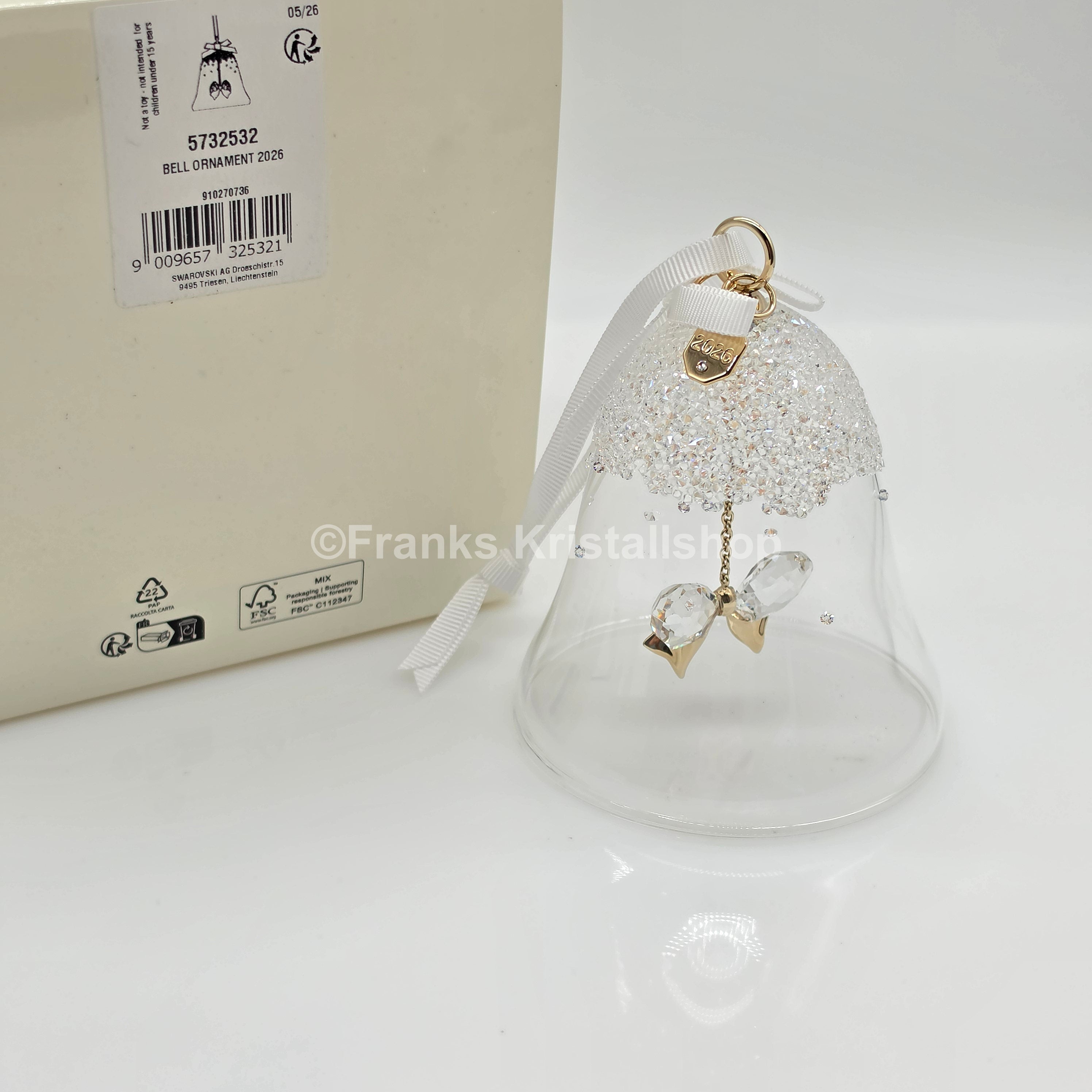 SWAROVSKI Weihnachtsglocke 2026 Groß Schleife 5732532