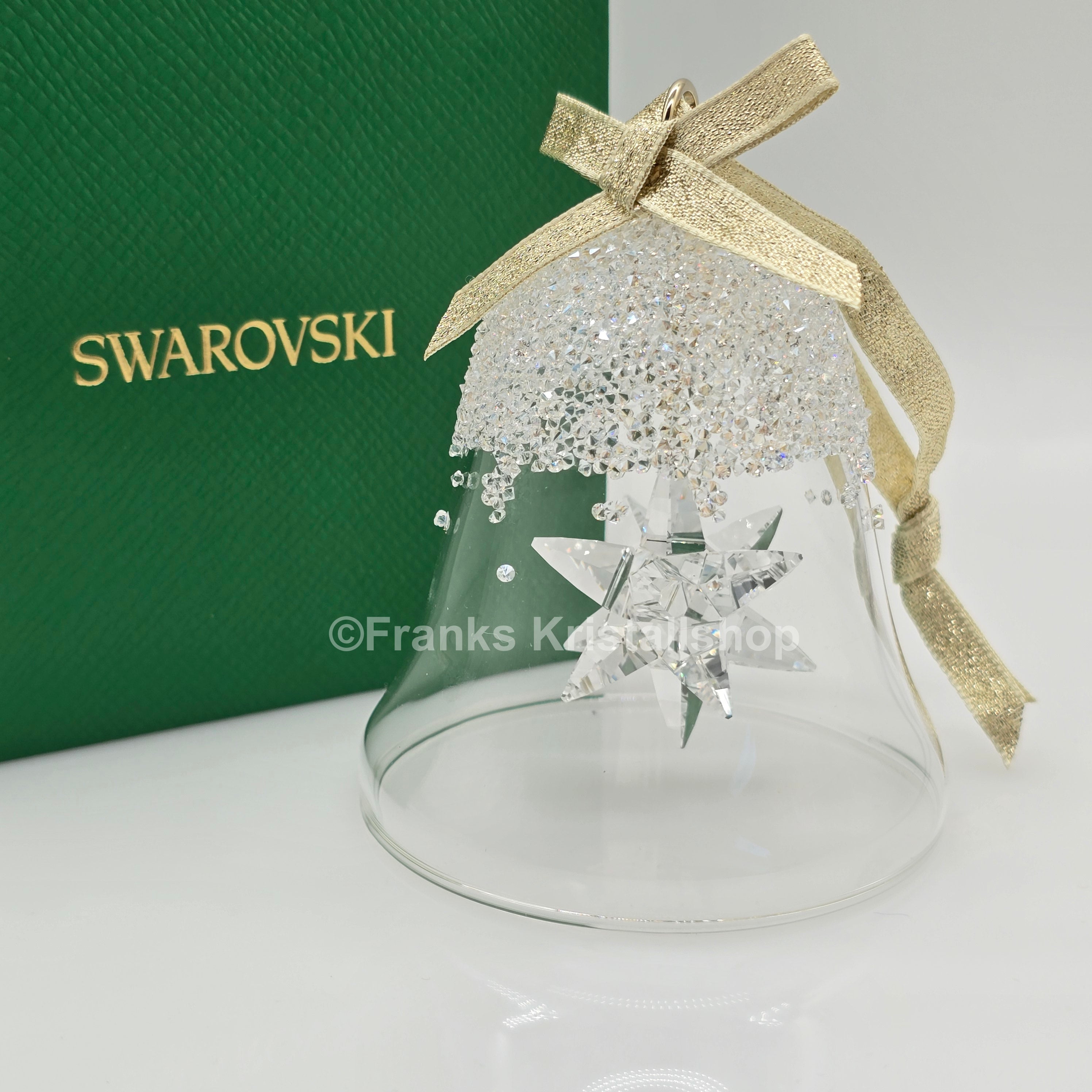 SWAROVSKI Weihnachtsglocke mit Stern Groß Glocke 5626007 Uni
