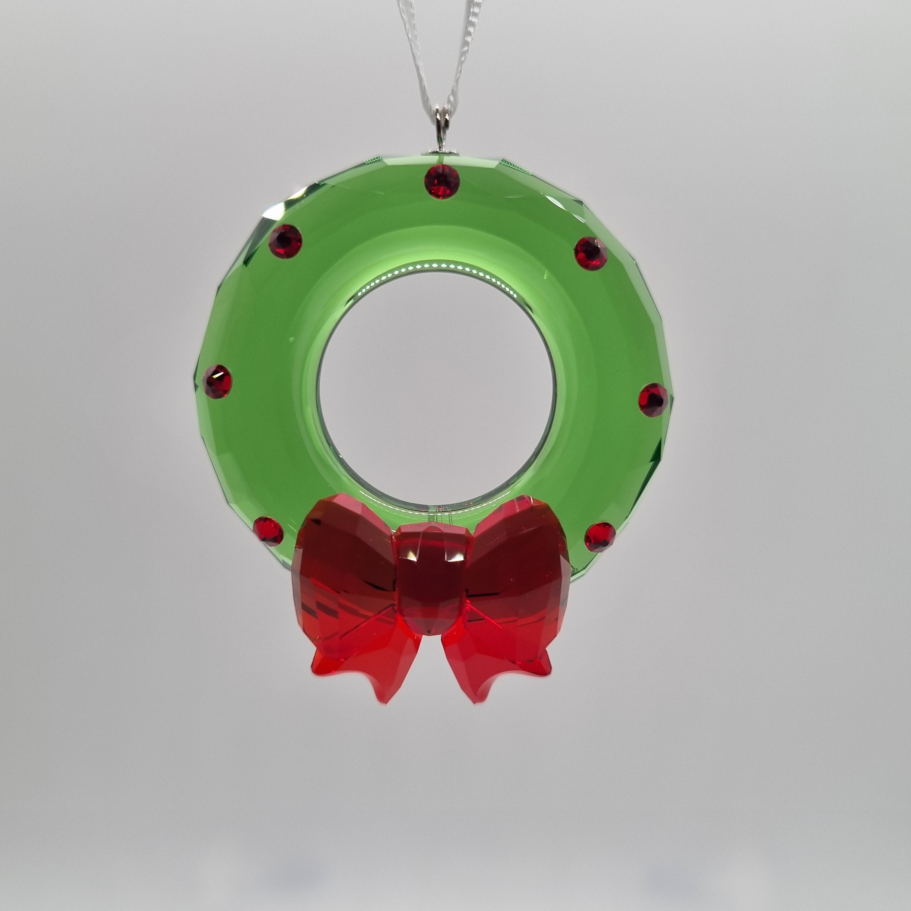 SWAROVSKI Weihnachtskranz Grün Ornament 5223687