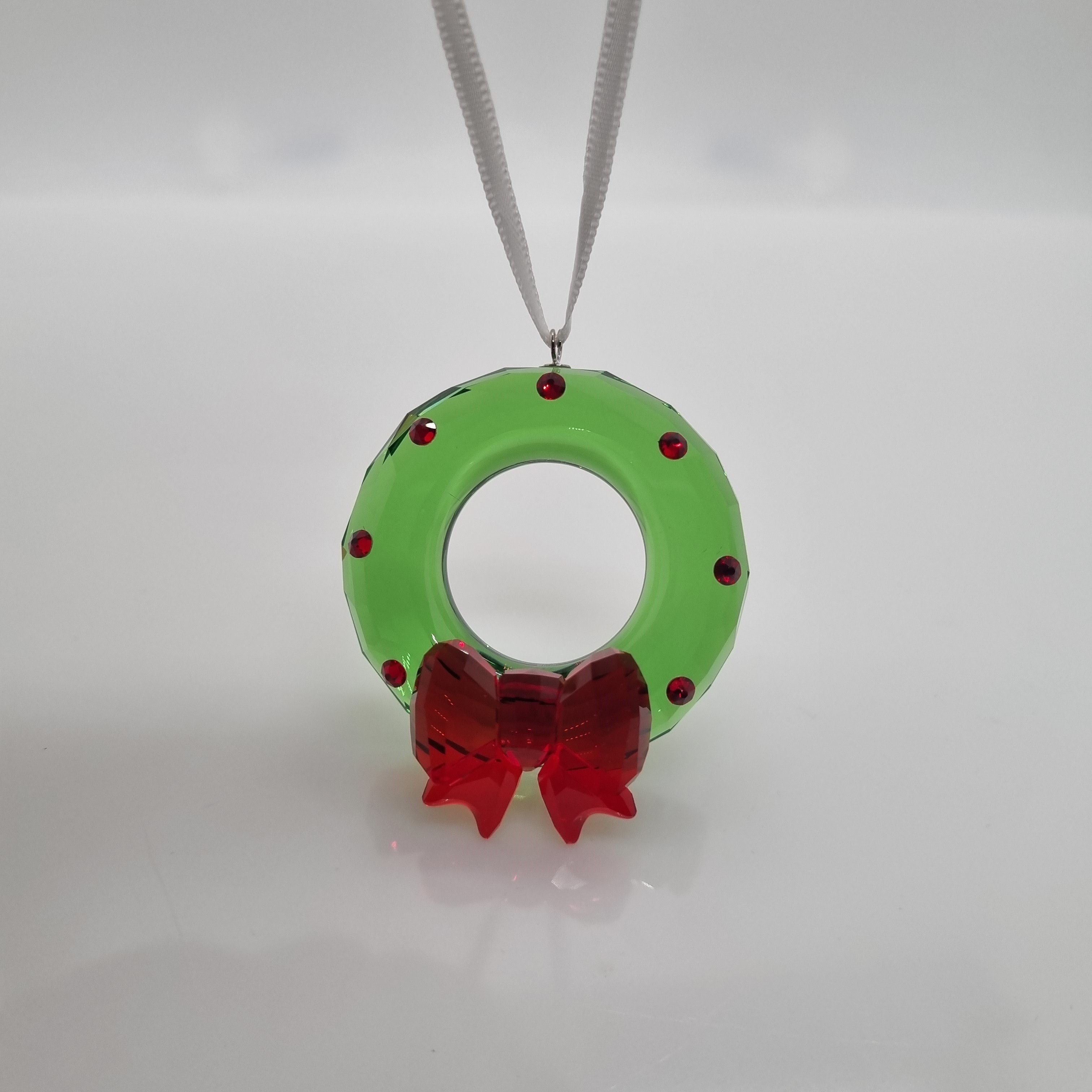 SWAROVSKI Weihnachtskranz Grün Ornament 5223687