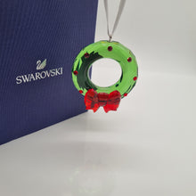 Lade das Bild in den Galerie-Viewer, SWAROVSKI Weihnachtskranz Grün Ornament 5223687
