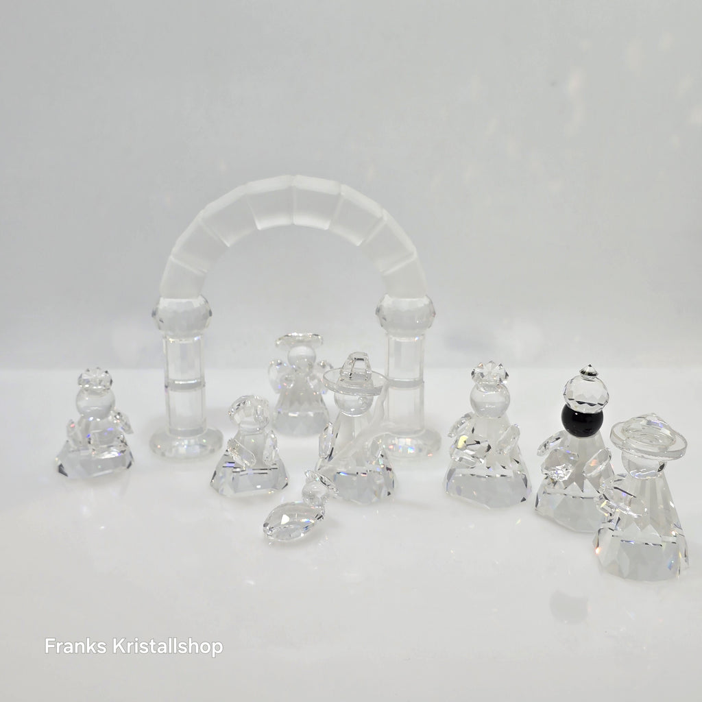SWAROVSKI Weihnachtskrippe 9-teilig Sonderausgabe im Koffer