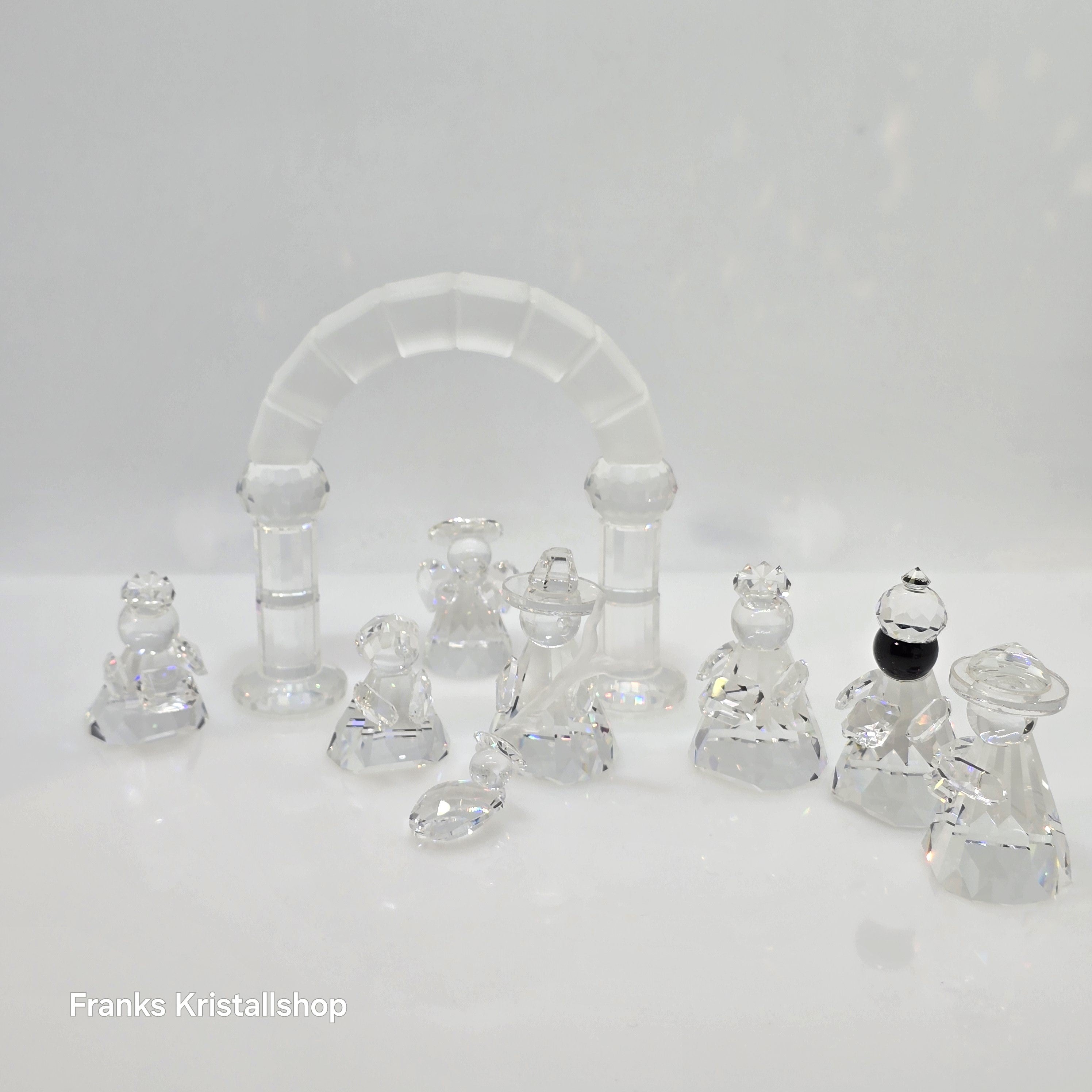 SWAROVSKI Weihnachtskrippe 9-teilig Sonderausgabe im Koffer