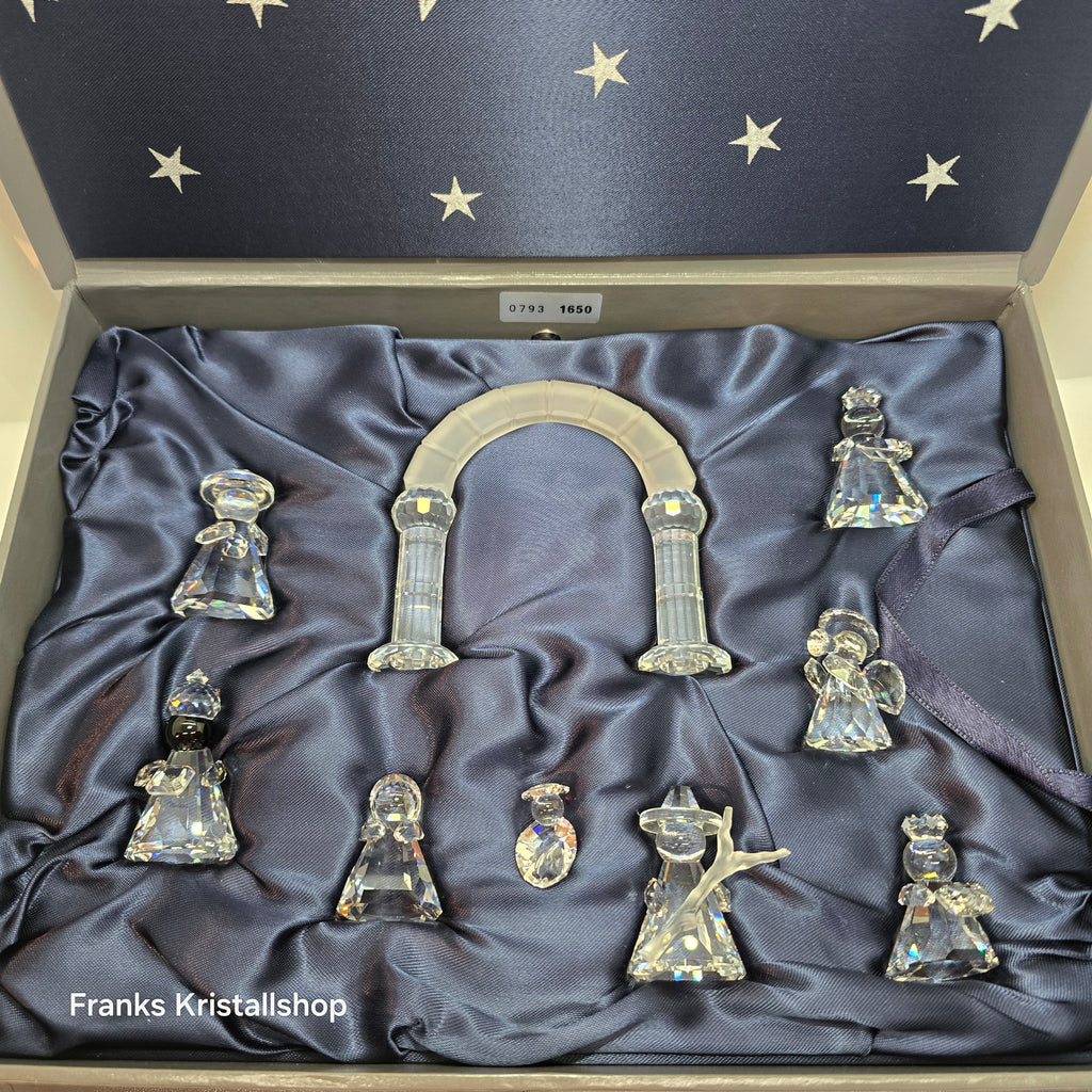 SWAROVSKI Weihnachtskrippe 9-teilig Sonderausgabe im Koffer