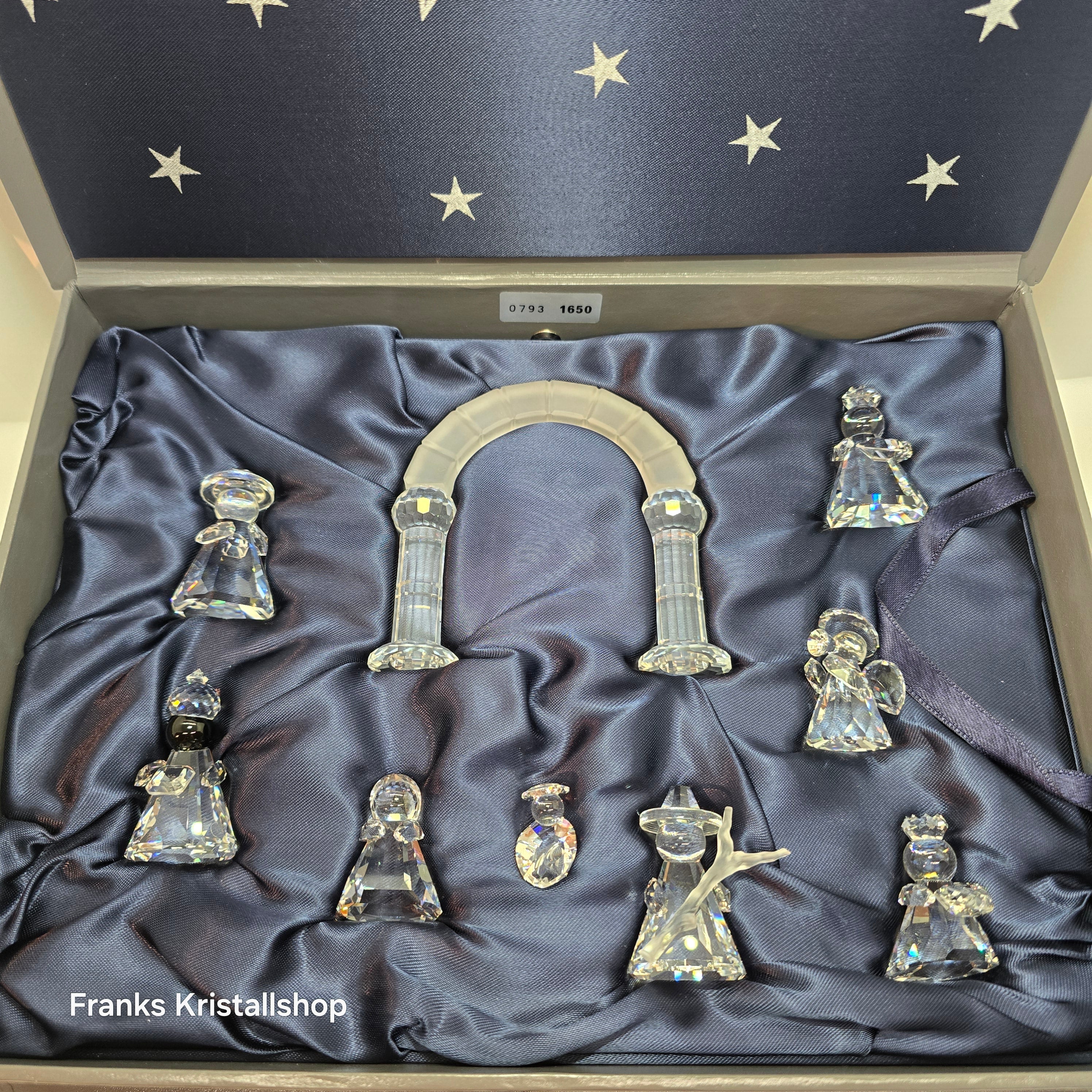 SWAROVSKI Weihnachtskrippe 9-teilig Sonderausgabe im Koffer