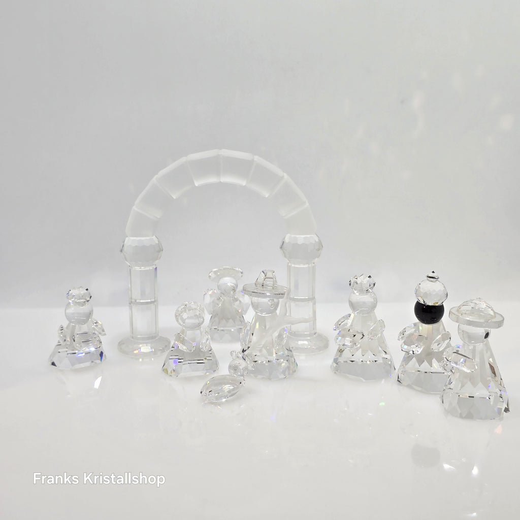 SWAROVSKI Weihnachtskrippe 9-teilig Sonderausgabe im Koffer