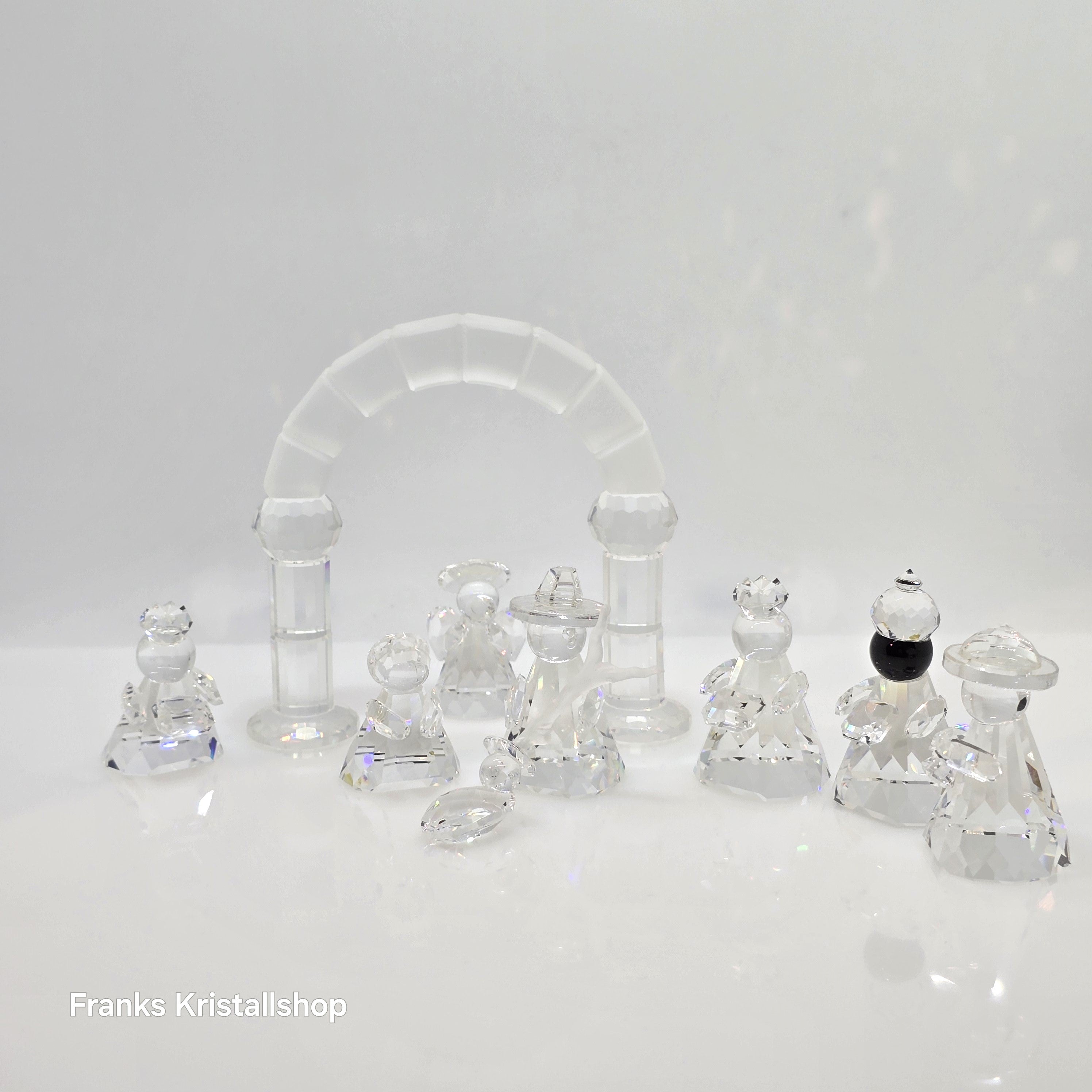 SWAROVSKI Weihnachtskrippe 9-teilig Sonderausgabe im Koffer