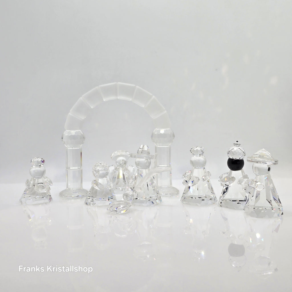 SWAROVSKI Weihnachtskrippe 9-teilig Sonderausgabe im Koffer