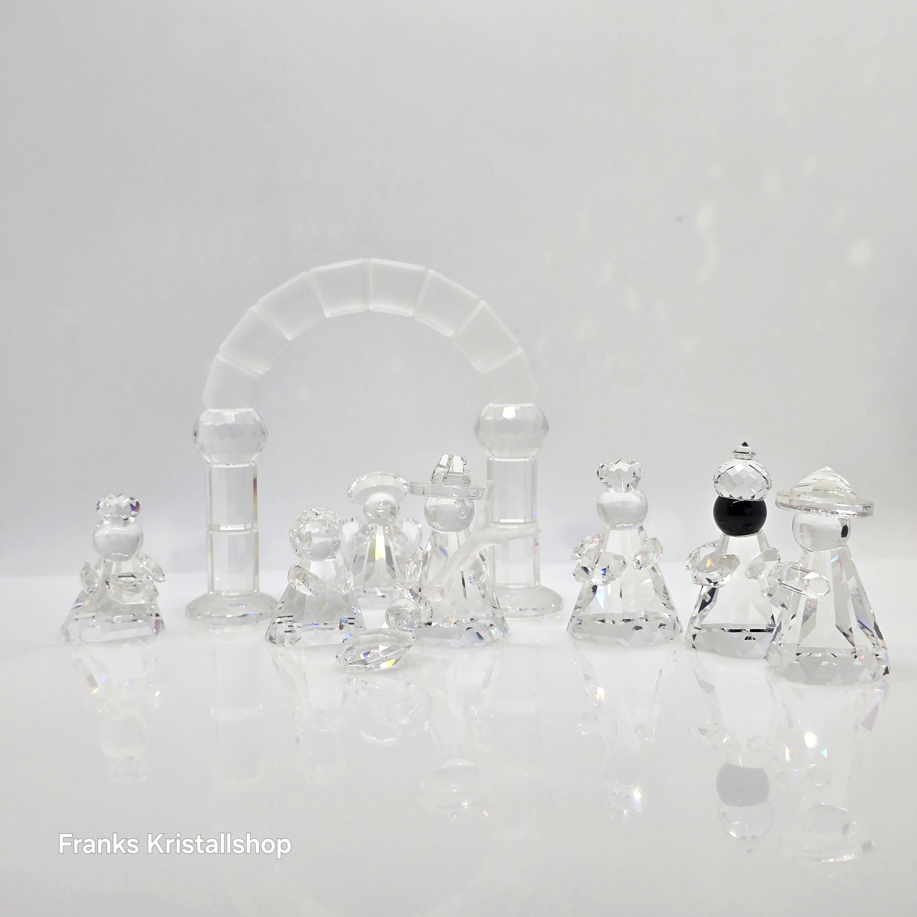 SWAROVSKI Weihnachtskrippe 9-teilig Sonderausgabe im Koffer