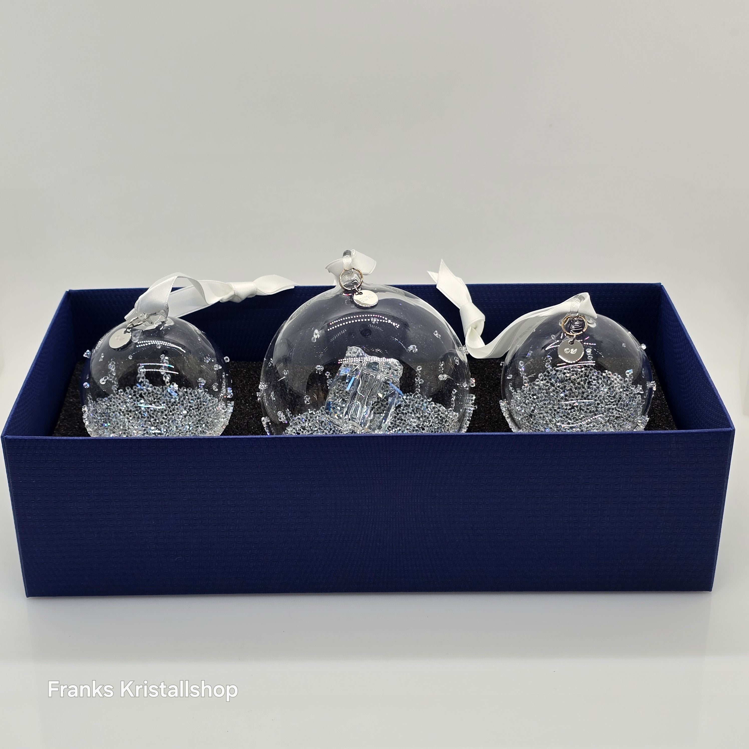 SWAROVSKI Weihnachtskugel 2016 Groß Geschenk 3er Set 5223282