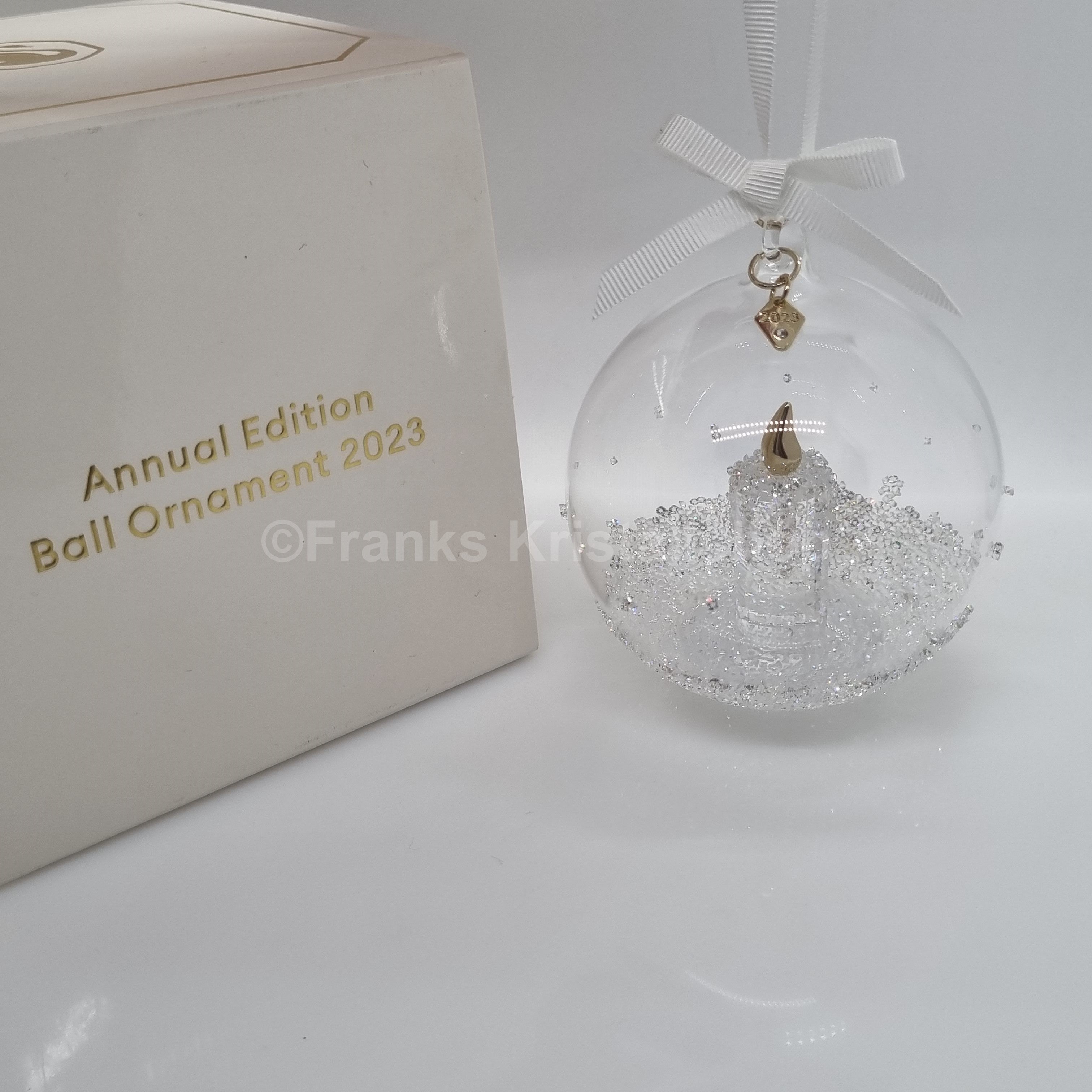 SWAROVSKI Weihnachtskugel 2023 Groß Kerze 5658439