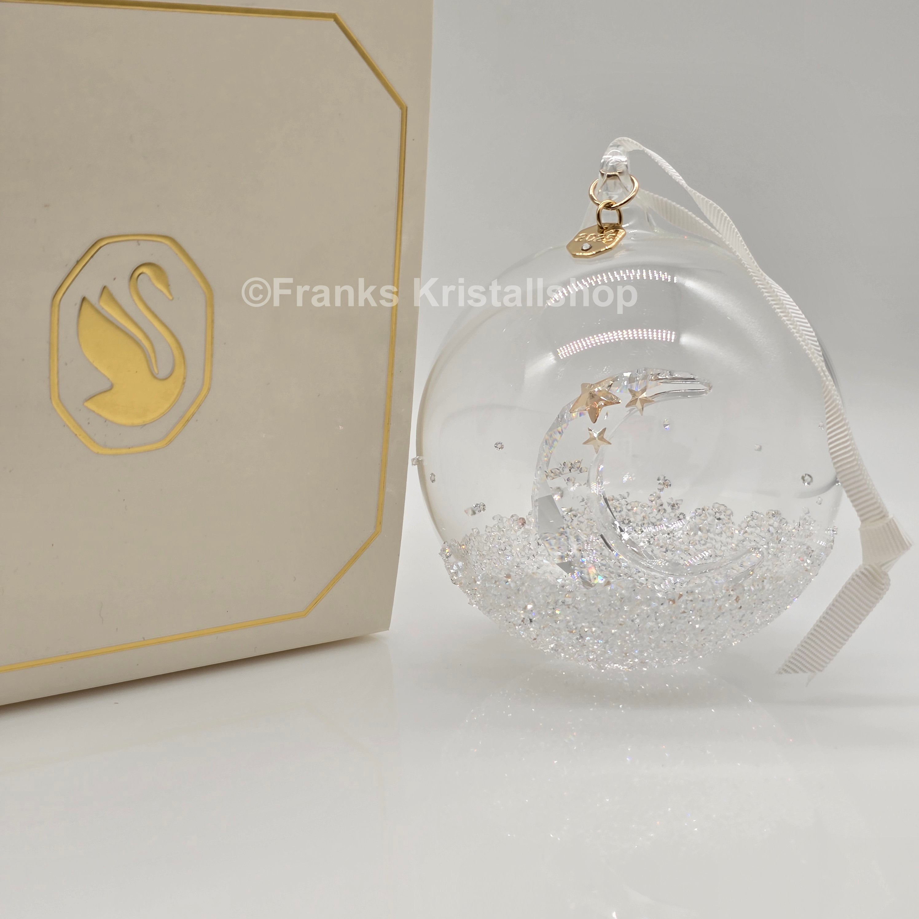 SWAROVSKI Weihnachtskugel 2025 groß Mond 5701865