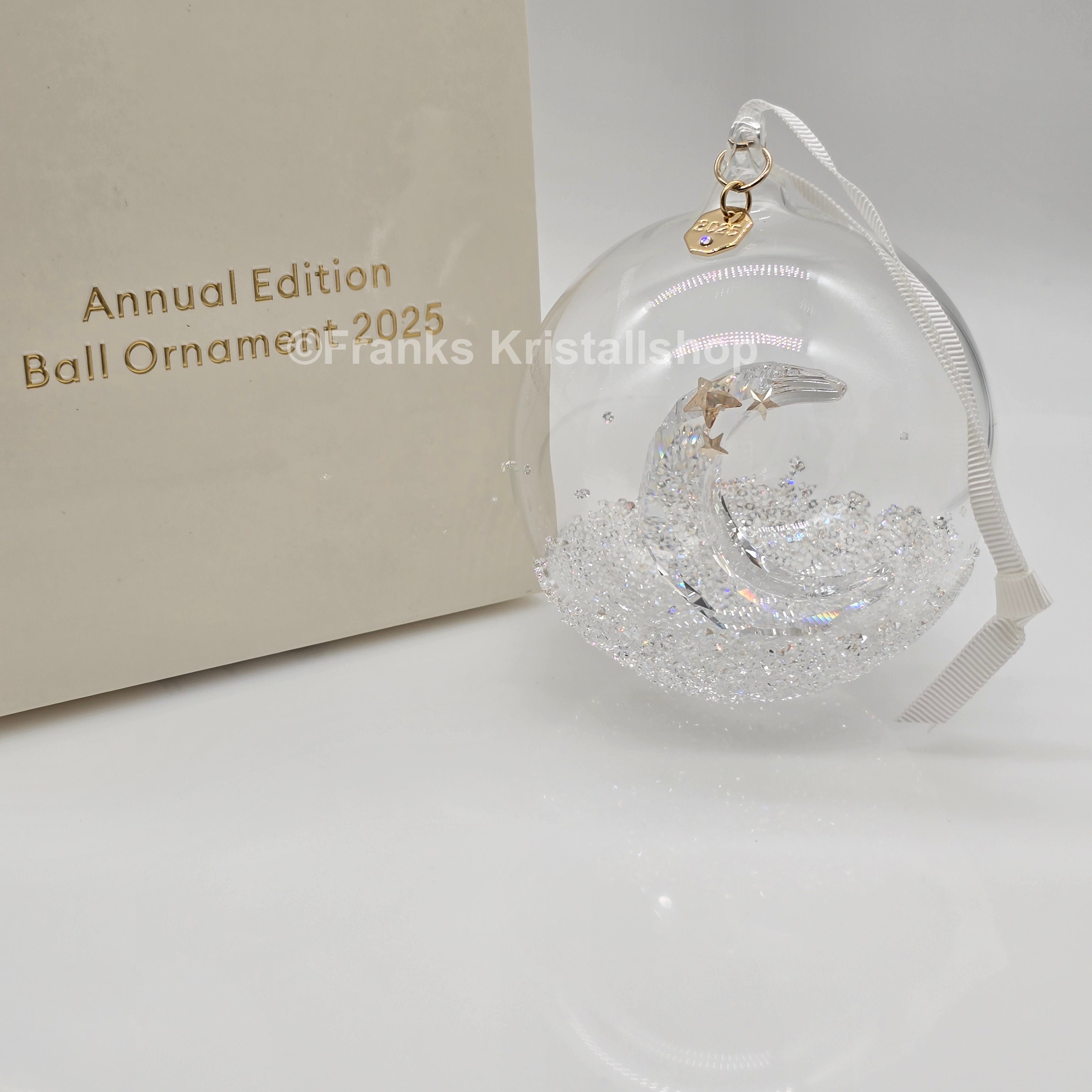 SWAROVSKI Weihnachtskugel 2025 groß Mond 5701865