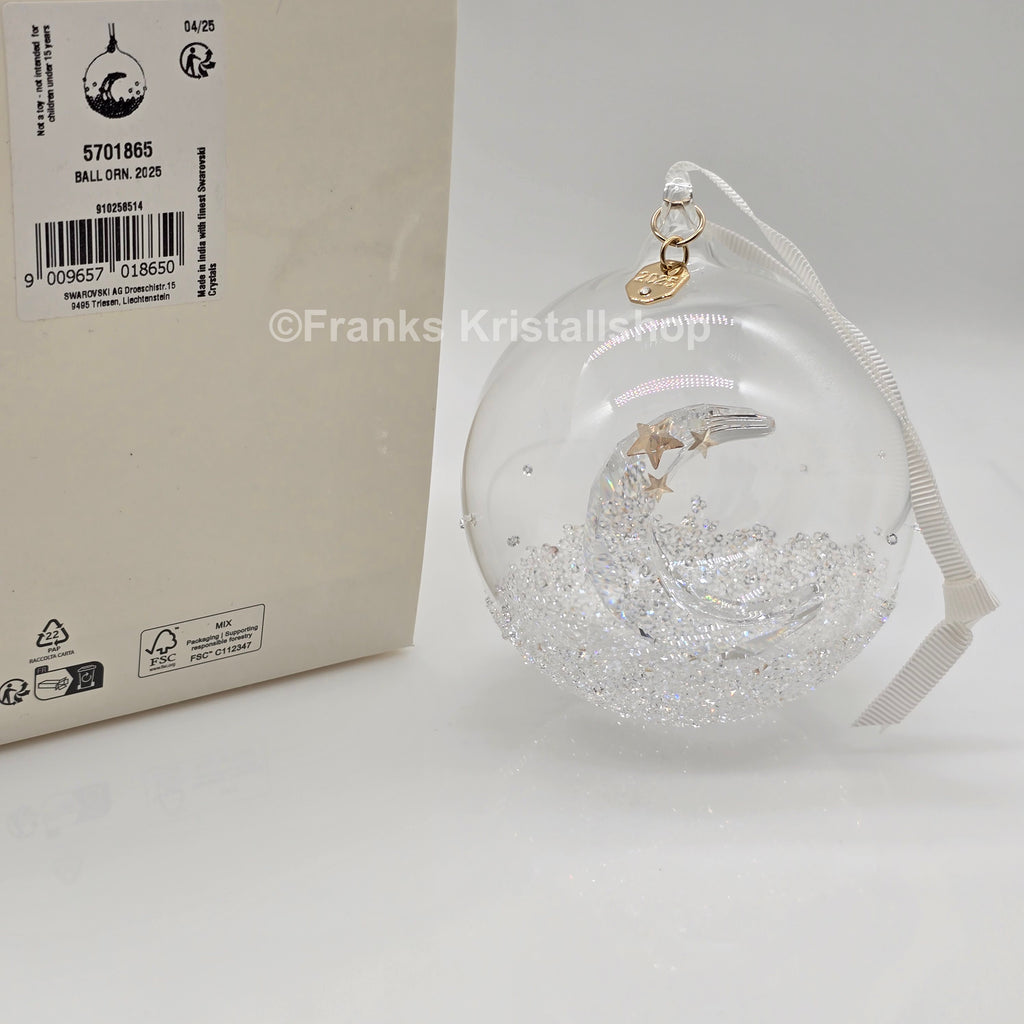 SWAROVSKI Weihnachtskugel 2025 groß Mond 5701865