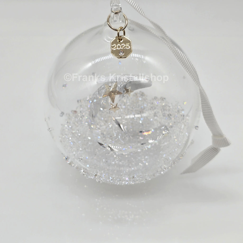 SWAROVSKI Weihnachtskugel 2025 groß Mond 5701865
