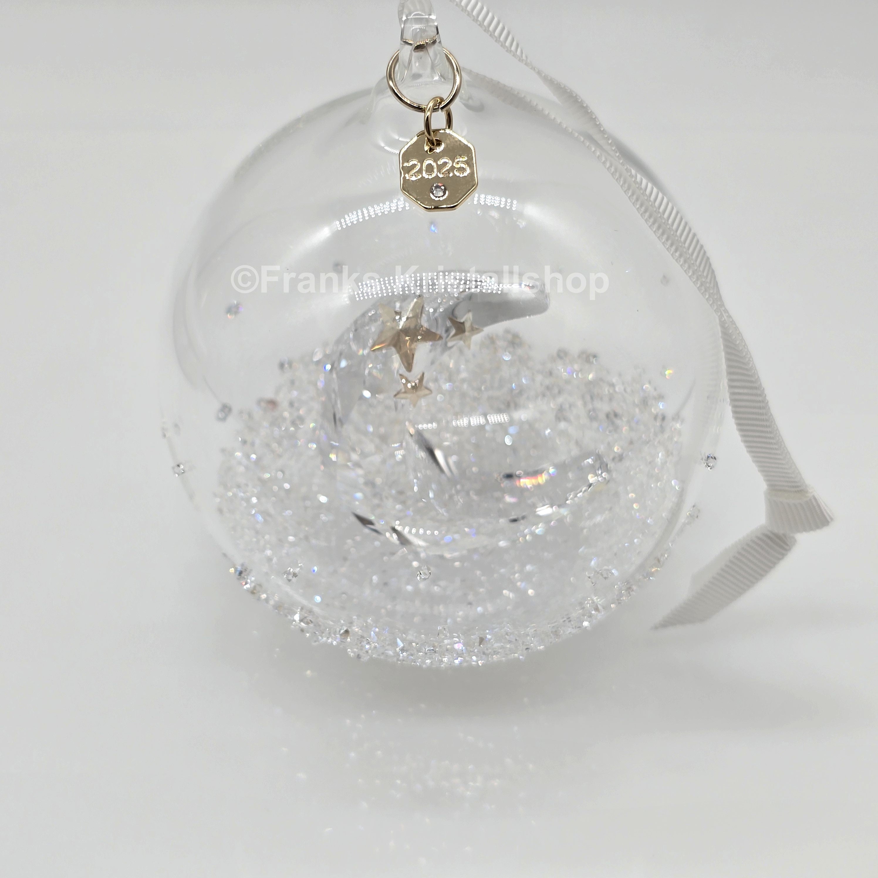 SWAROVSKI Weihnachtskugel 2025 groß Mond 5701865