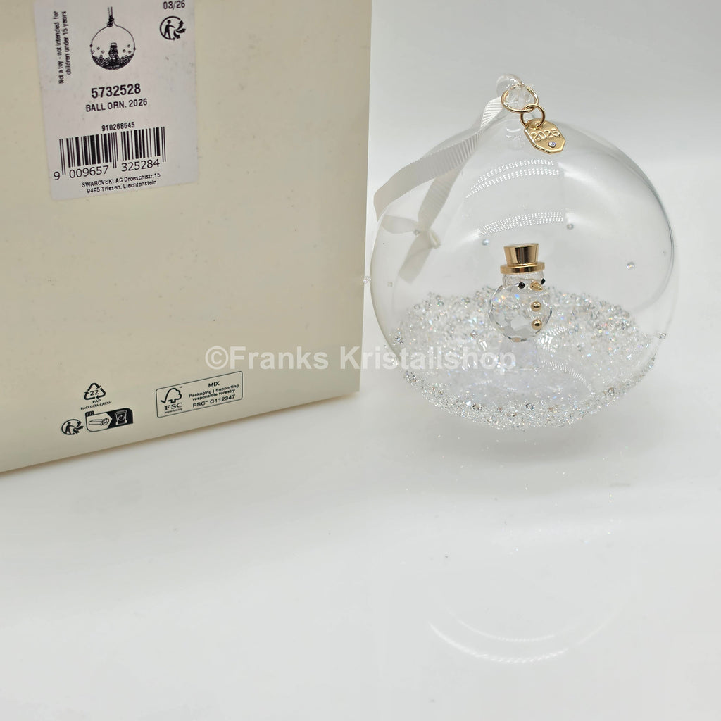 SWAROVSKI Weihnachtskugel 2026 Groß Schneemann 5732528