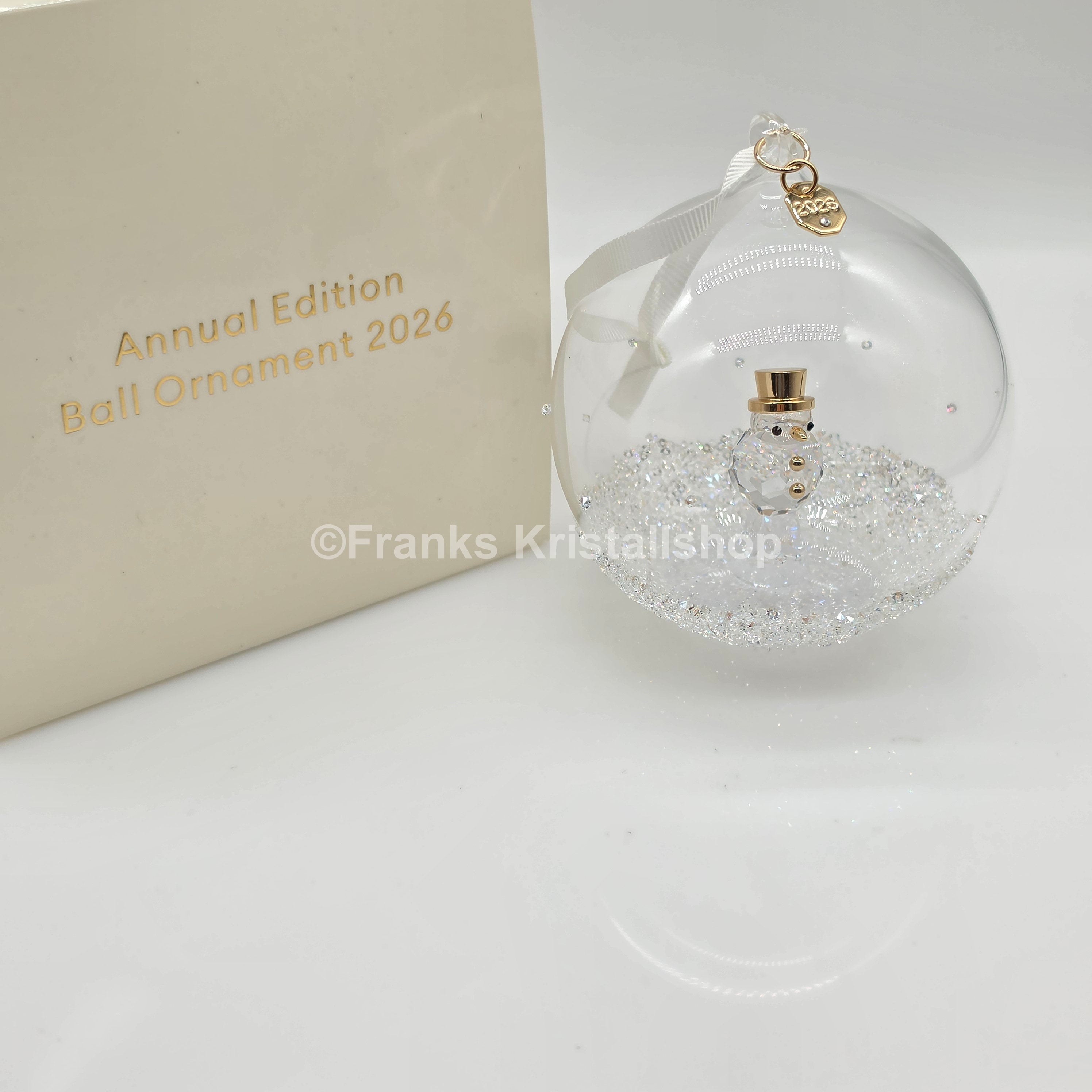 SWAROVSKI Weihnachtskugel 2026 Groß Schneemann 5732528
