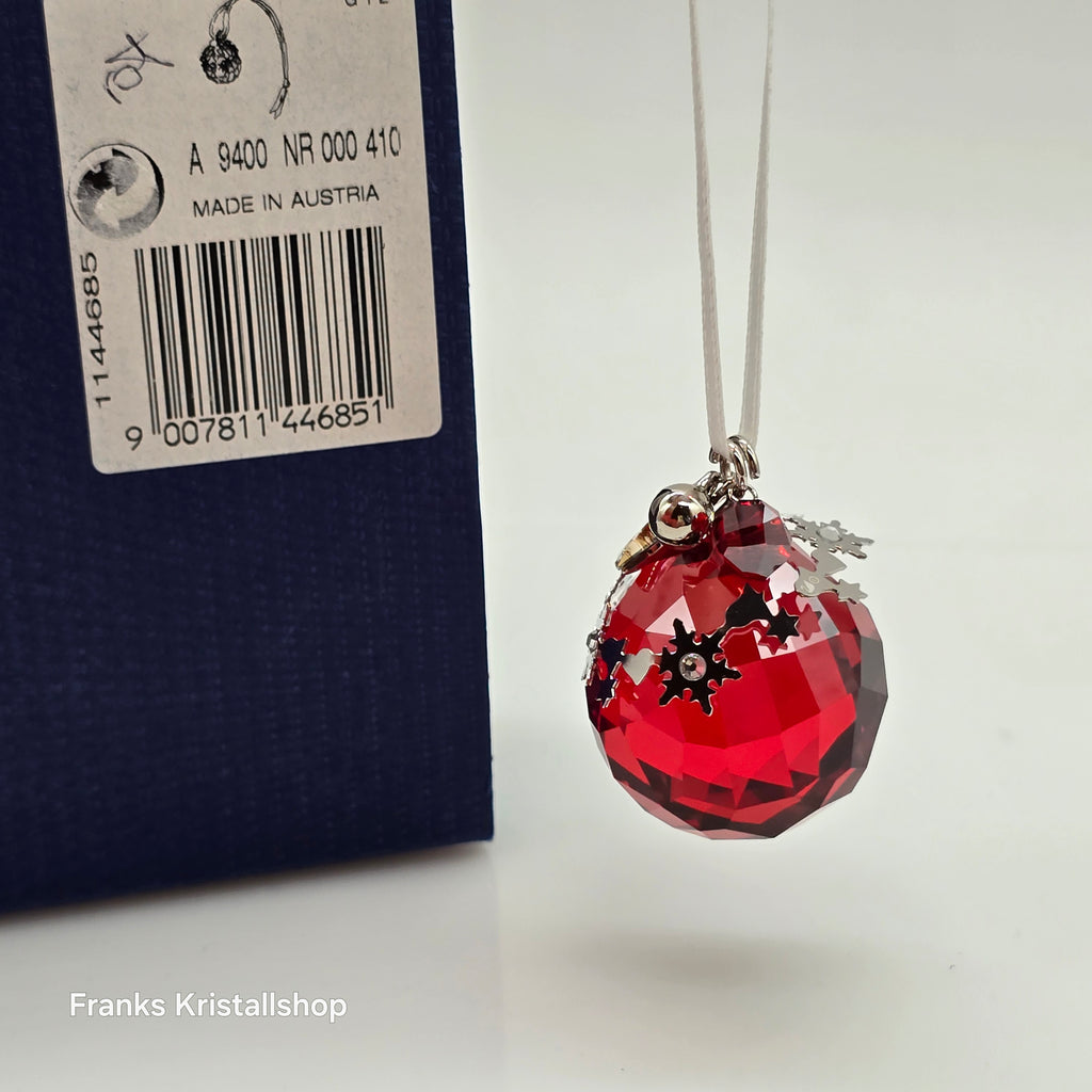 SWAROVSKI Weihnachtskugel Rot Ornament 1144685