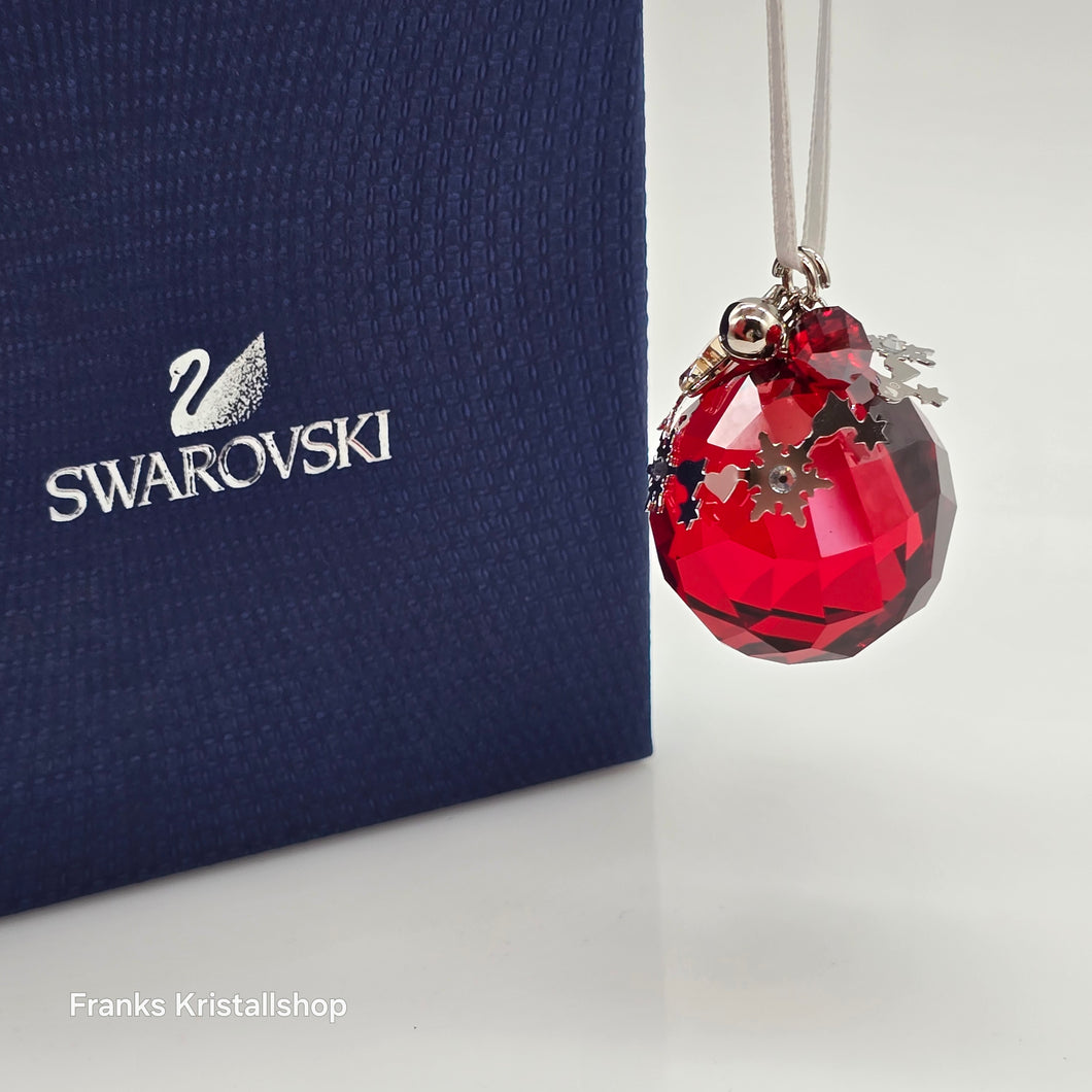 SWAROVSKI Weihnachtskugel Rot Ornament 1144685