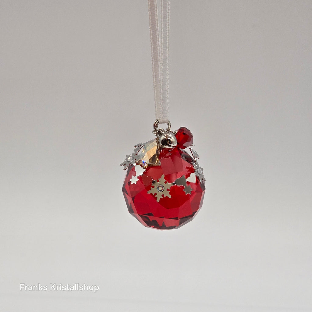 SWAROVSKI Weihnachtskugel Rot Ornament 1144685