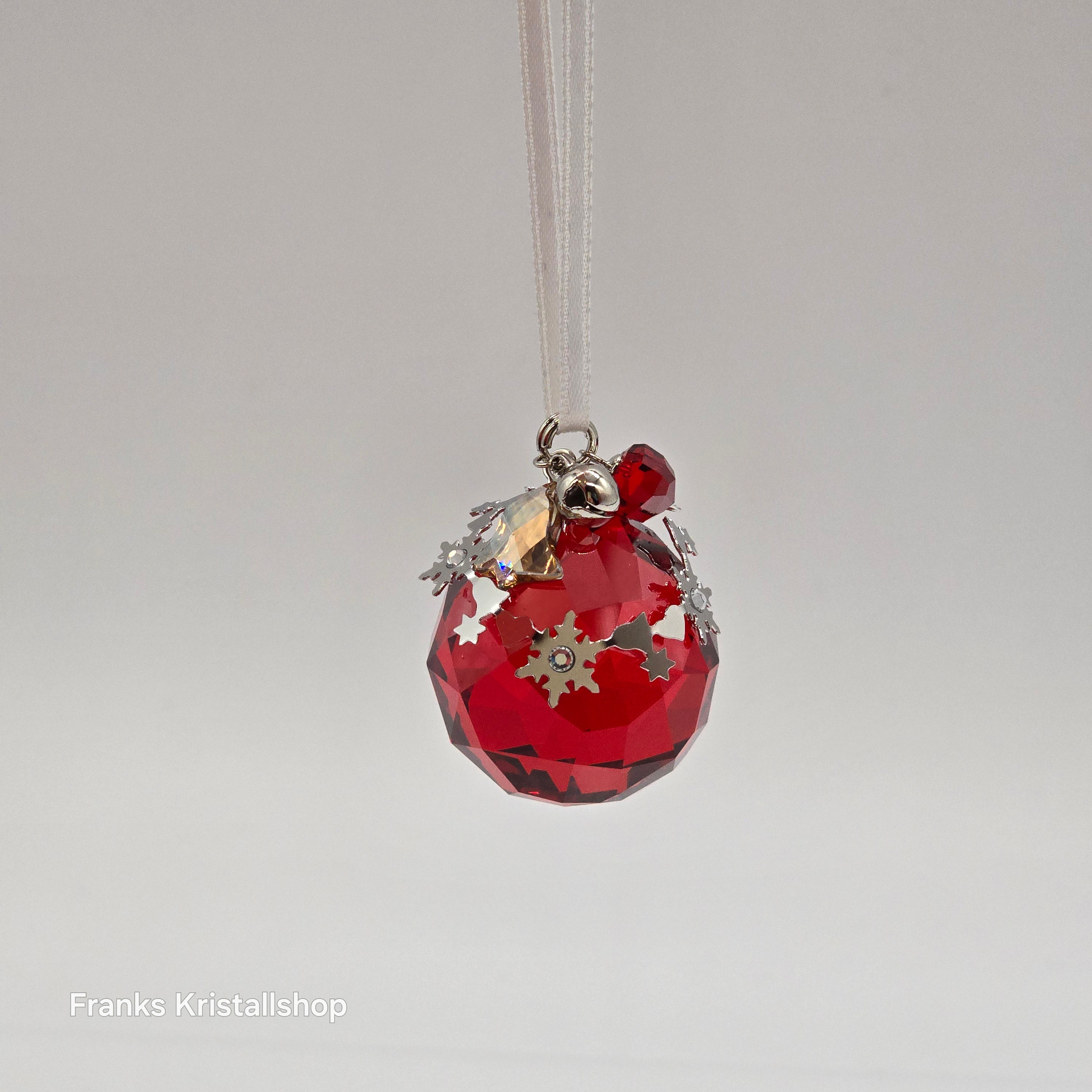 SWAROVSKI Weihnachtskugel Rot Ornament 1144685