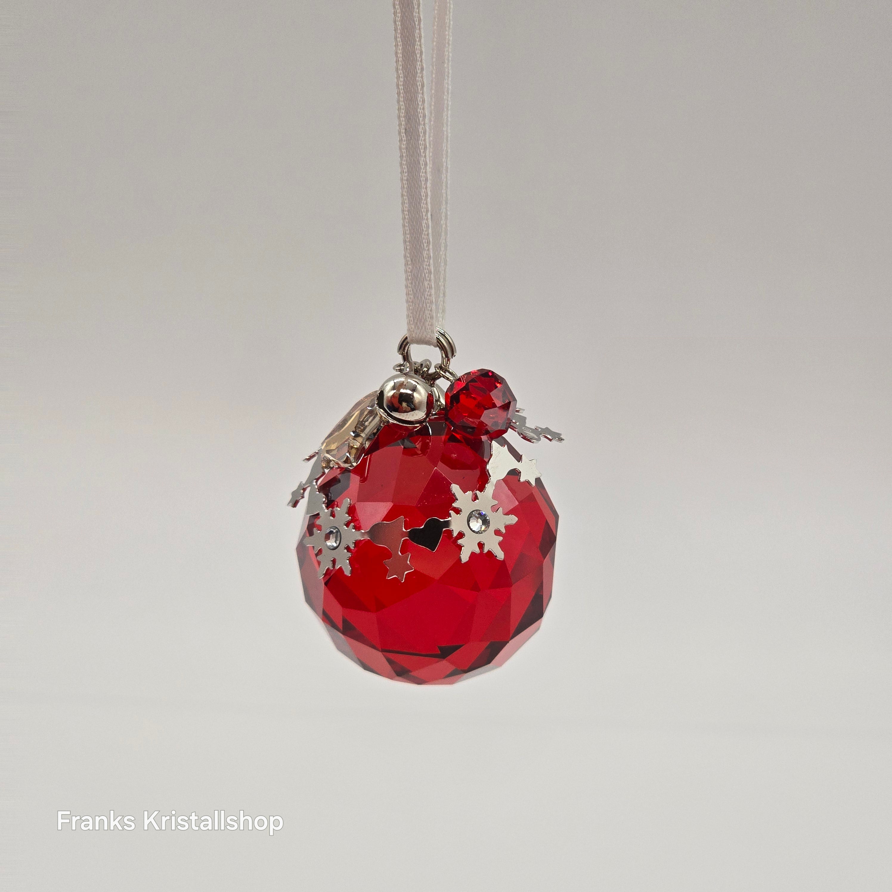 SWAROVSKI Weihnachtskugel Rot Ornament 1144685