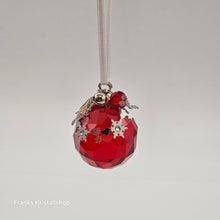 Lade das Bild in den Galerie-Viewer, SWAROVSKI Weihnachtskugel Rot Ornament 1144685
