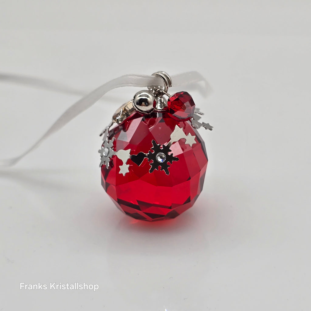 SWAROVSKI Weihnachtskugel Rot Ornament 1144685