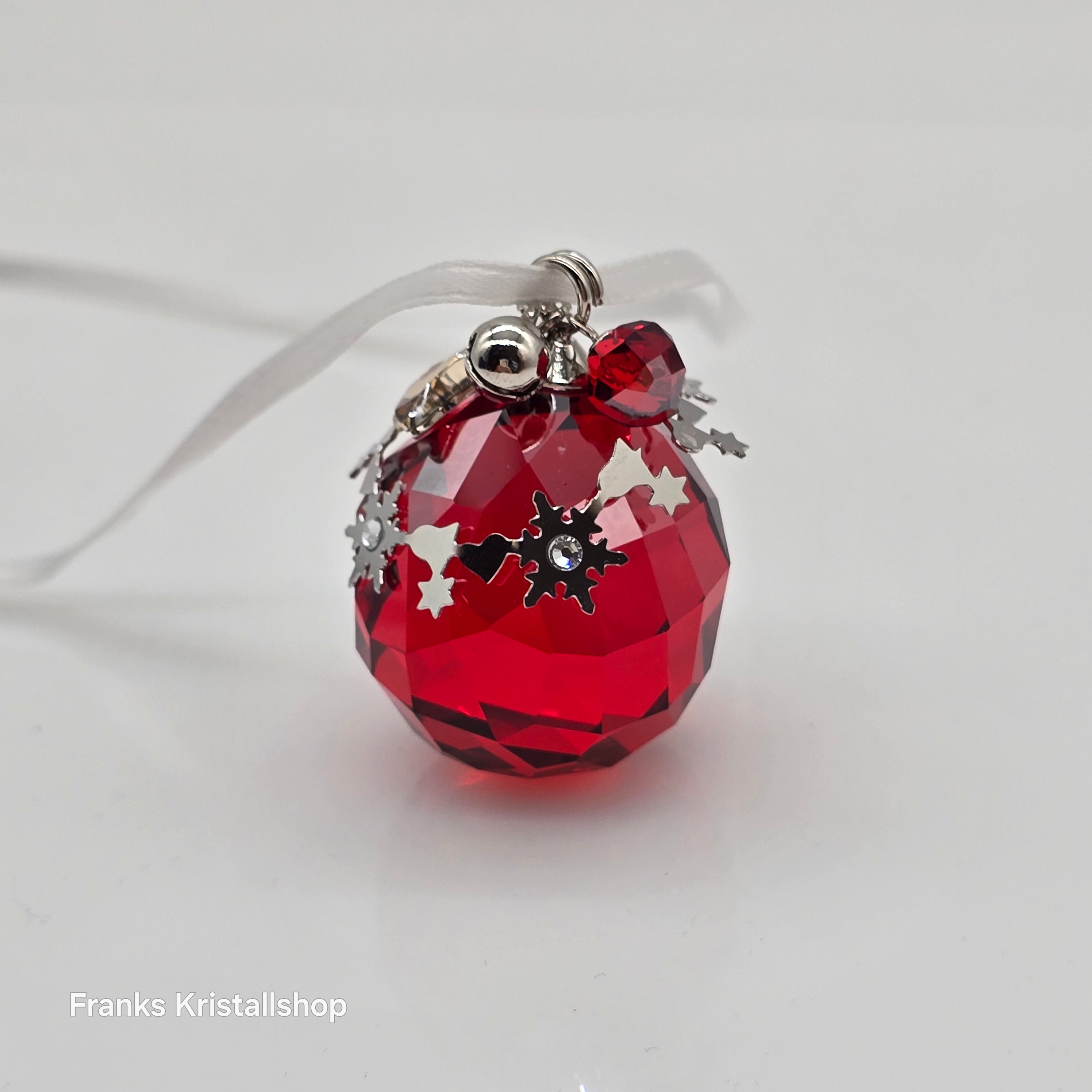 SWAROVSKI Weihnachtskugel Rot Ornament 1144685
