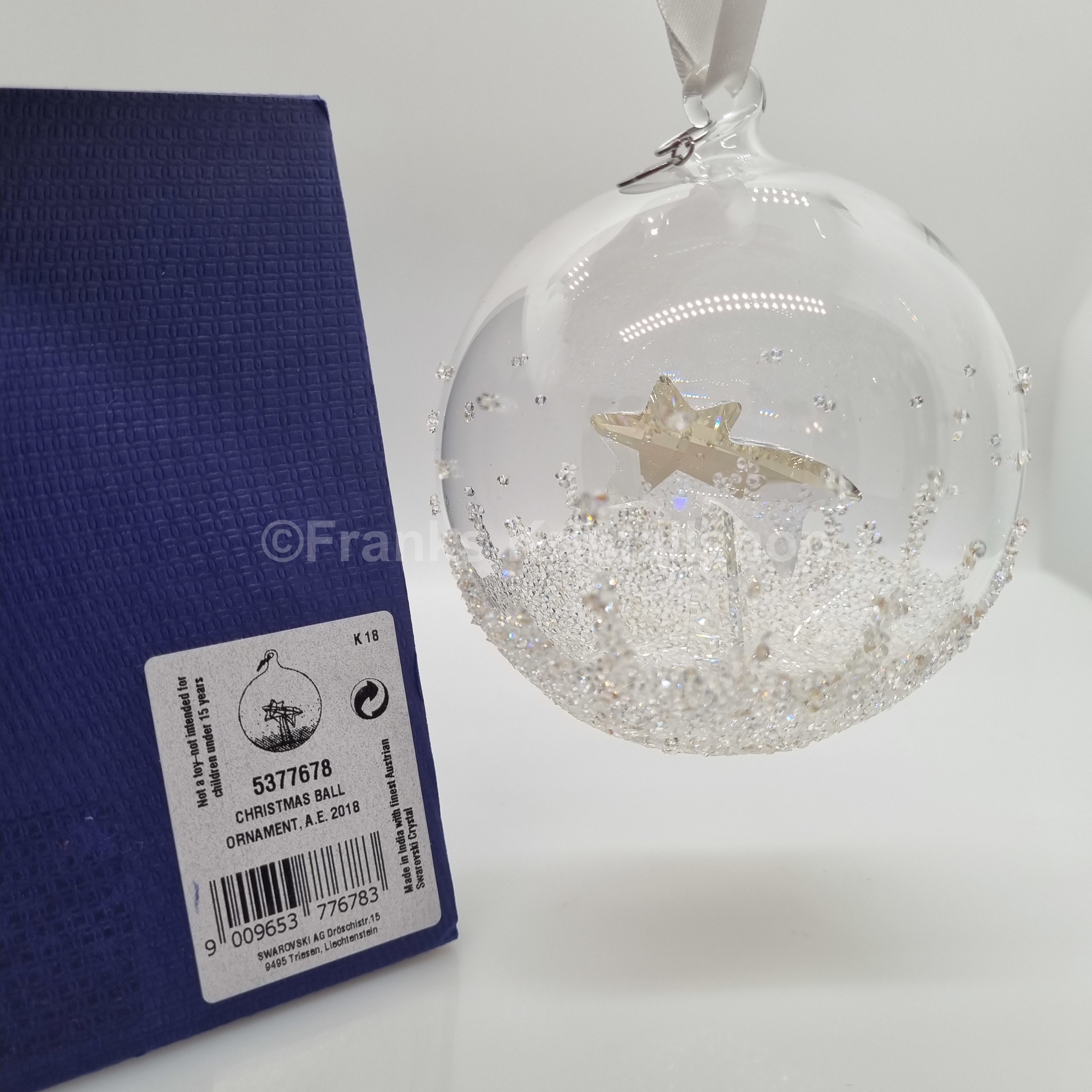 SWAROVSKI Weihnachtskugel 2018 Groß Komet 5377678