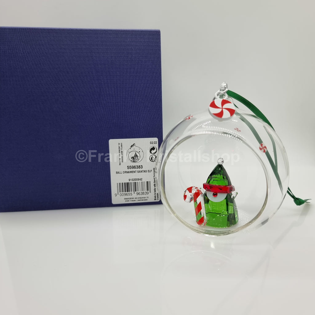 SWAROVSKI Holiday Cheers Weihnachtskugel 2021 Santas Elfe Ornament 5596383