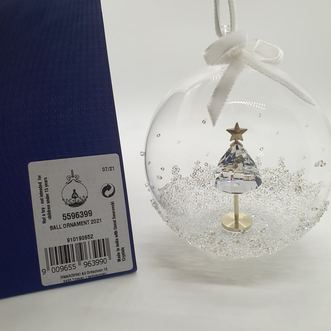 SWAROVSKI Weihnachtskugel 2021 Groß Weihnachtsbaum 5596399