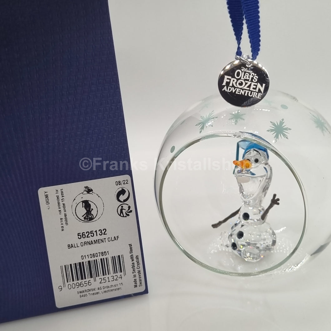 SWAROVSKI Weihnachtskugel 2022 Olaf Frozen Disney 5625132