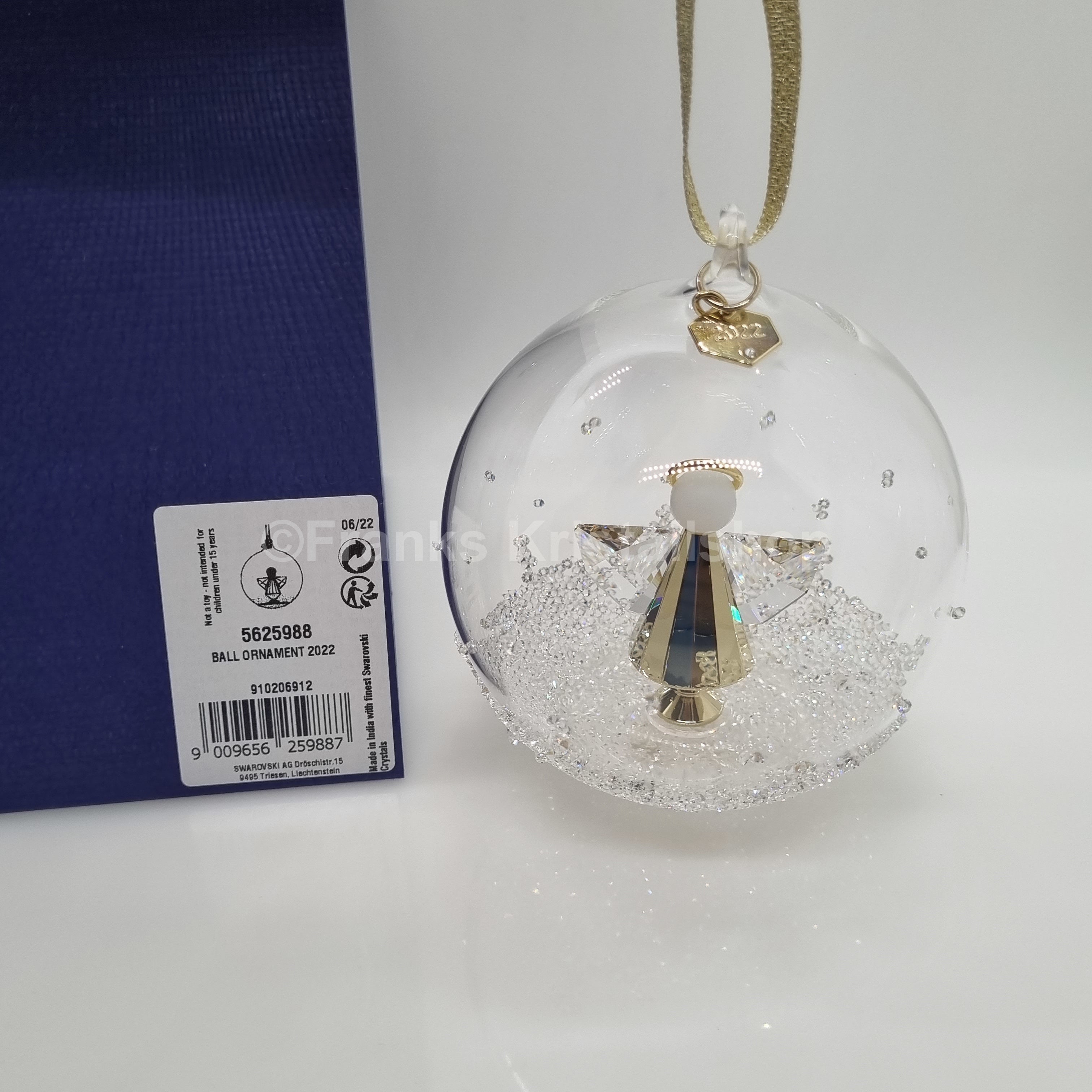 SWAROVSKI Weihnachtskugel 2022 groß Engel 5625988