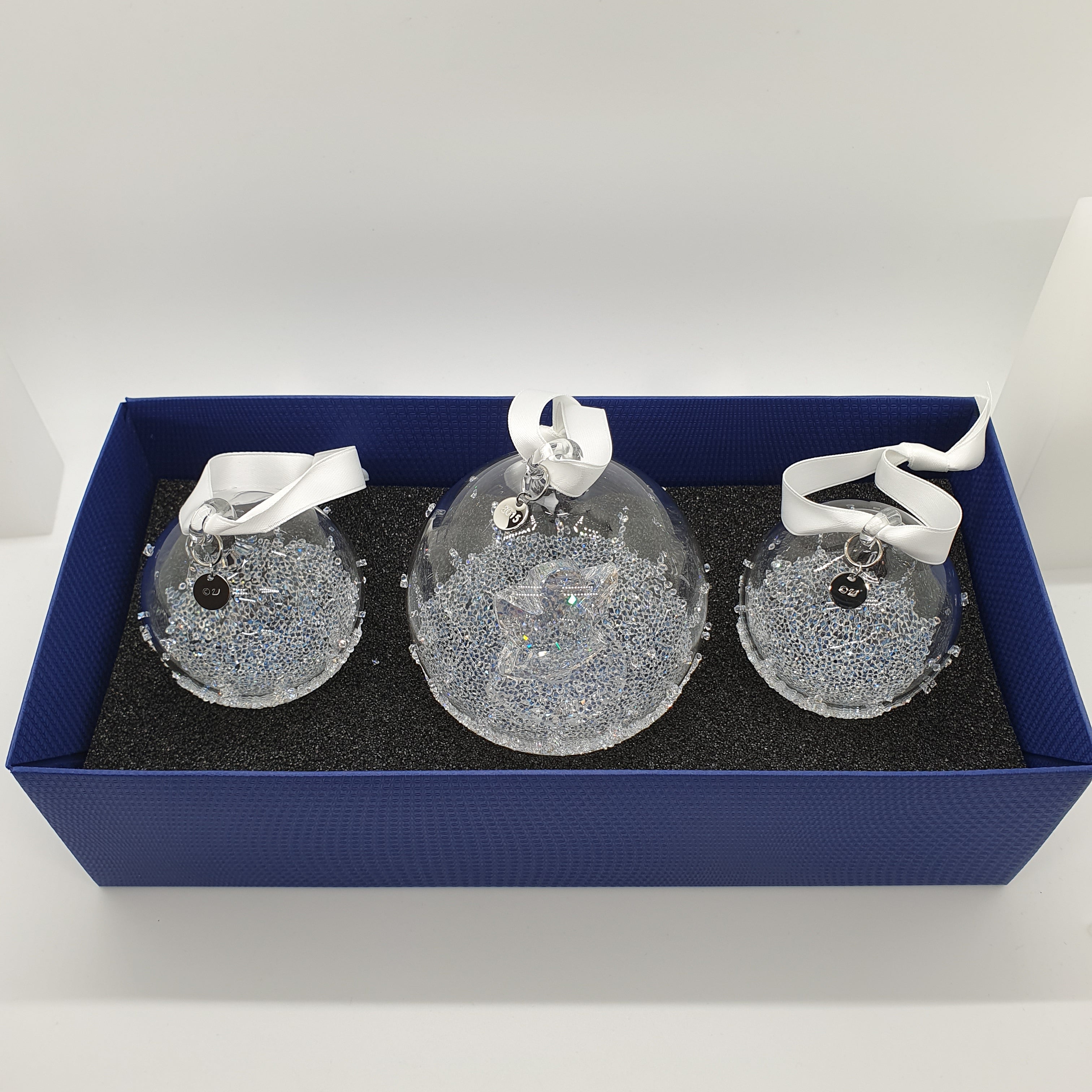 SWAROVSKI Weihnachtskugel 2015 Groß Engel 3er Set 5136414