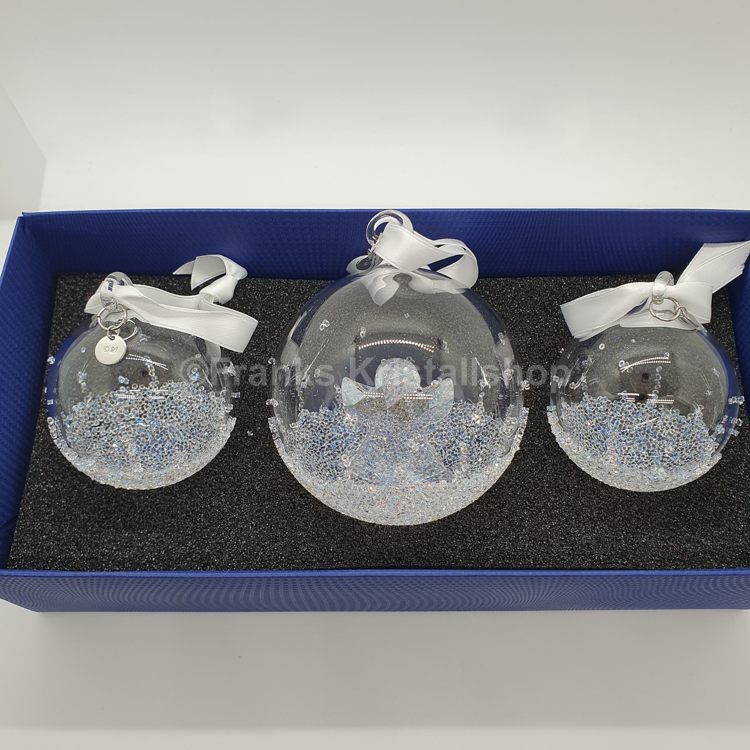 SWAROVSKI Christmas Ball 2015 Large Angel 3-piece Set 5136414