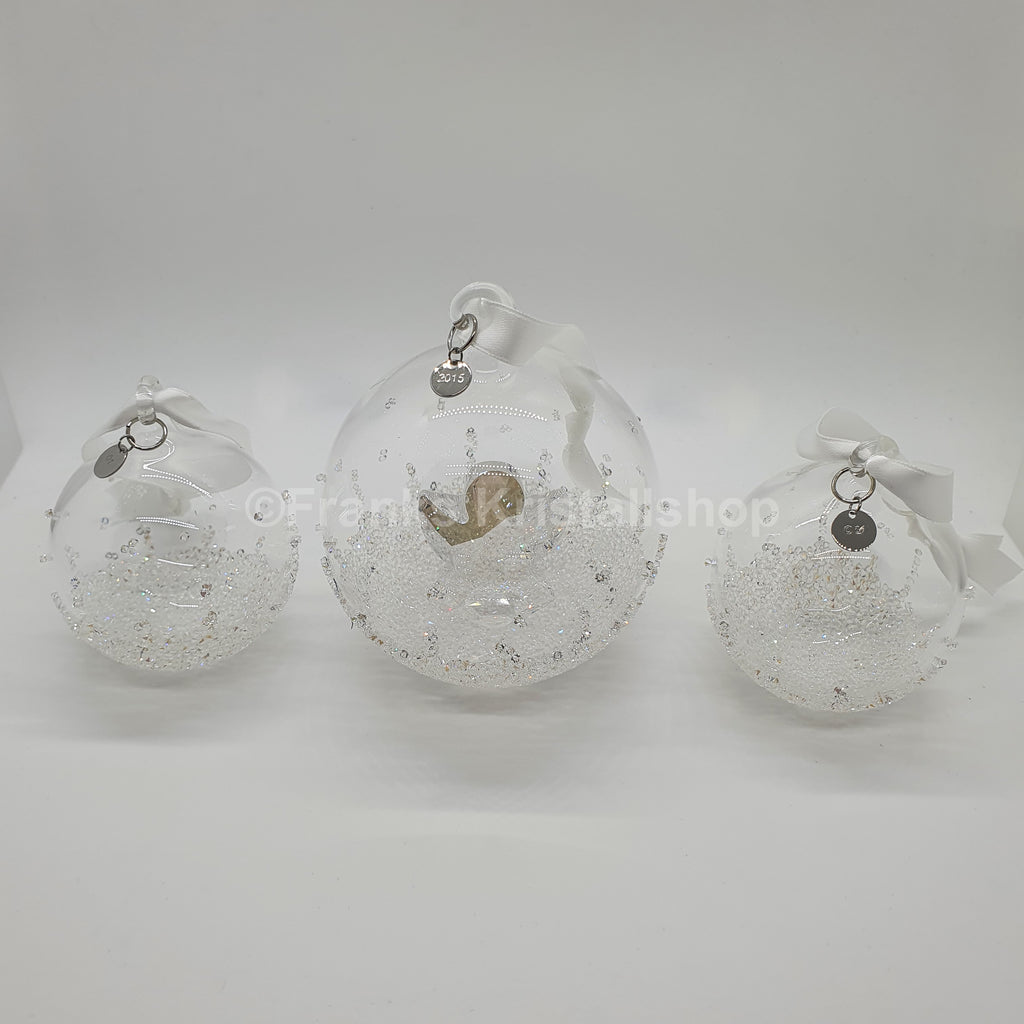 SWAROVSKI Weihnachtskugel 2015 Groß Engel 3er Set 5136414