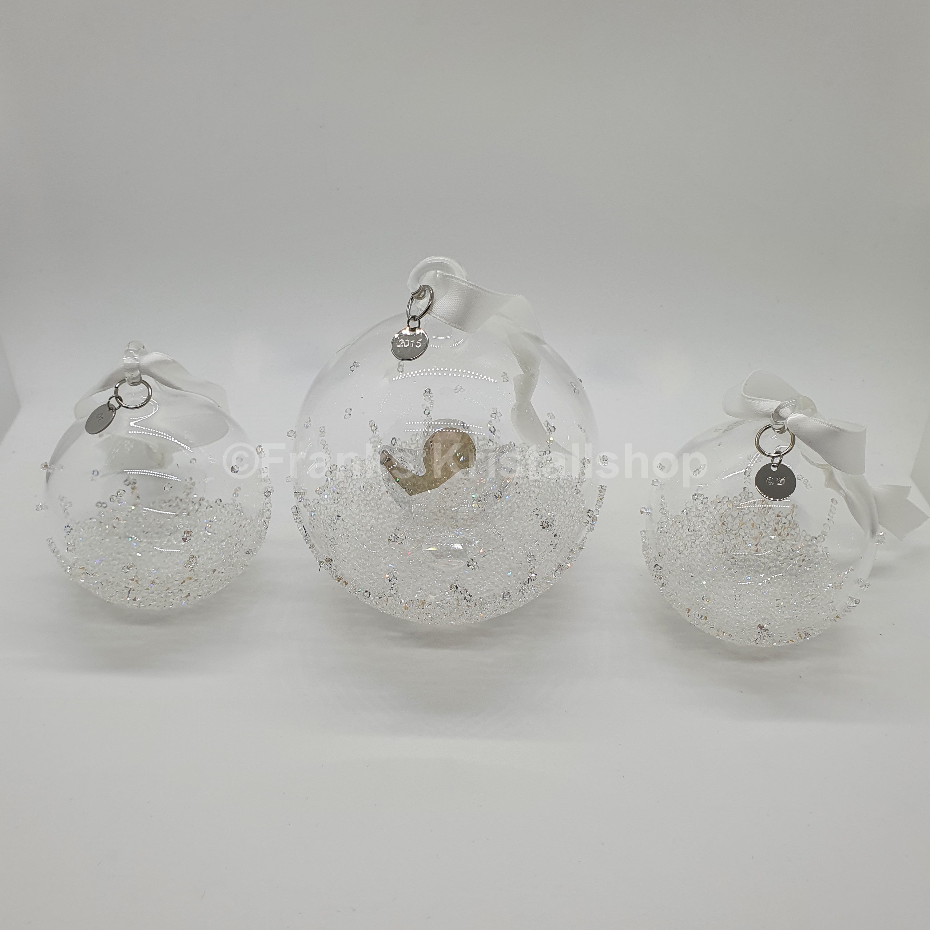 SWAROVSKI Christmas Ball 2015 Large Angel 3-piece Set 5136414