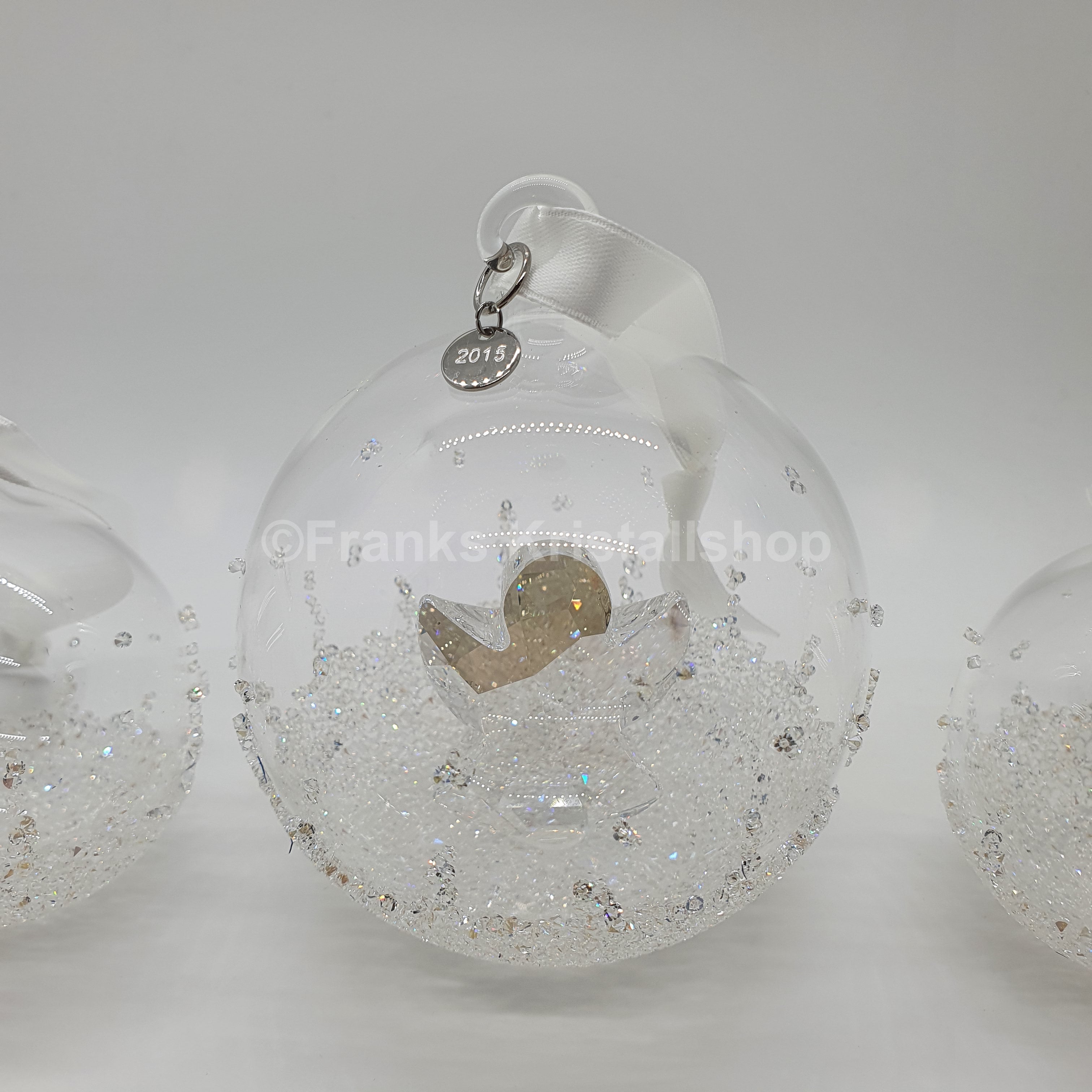 SWAROVSKI Christmas Ball 2015 Large Angel 3-piece Set 5136414