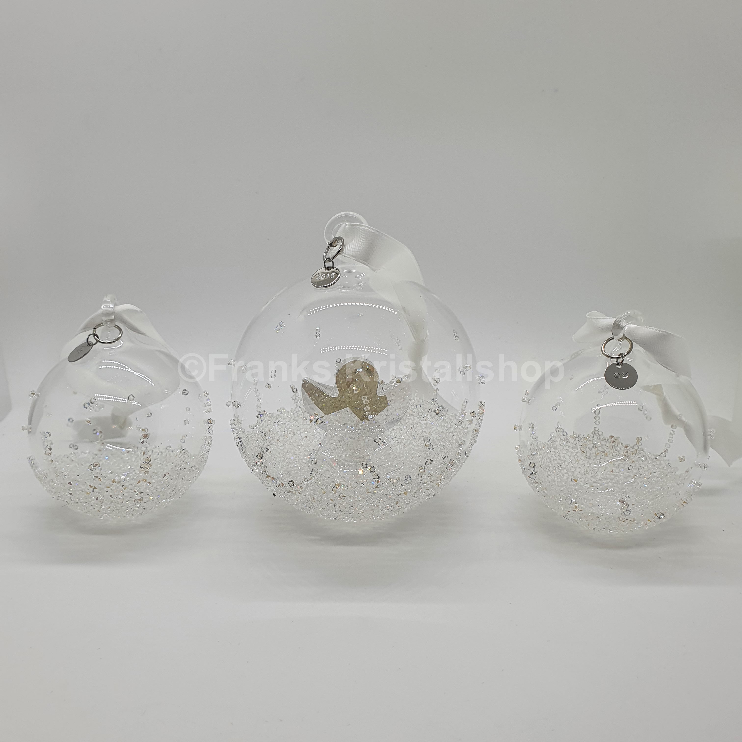 SWAROVSKI Christmas Ball 2015 Large Angel 3-piece Set 5136414