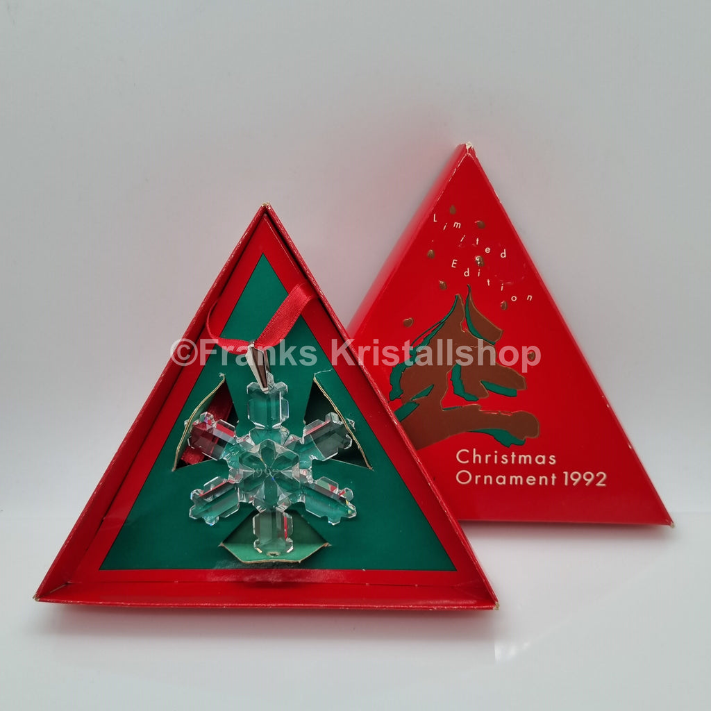 SWAROVSKI Weihnachtsstern 1992 Groß Klar 168690