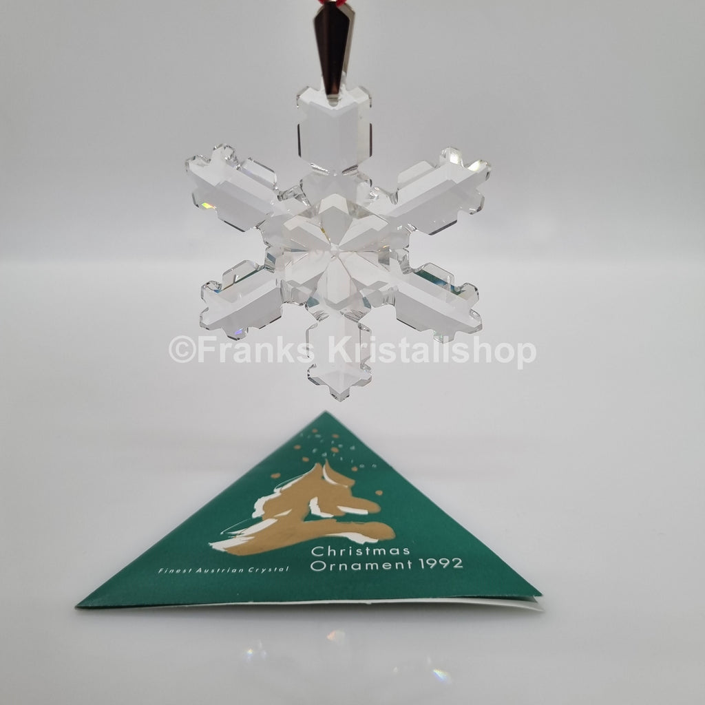 SWAROVSKI Weihnachtsstern 1992 Groß Klar 168690