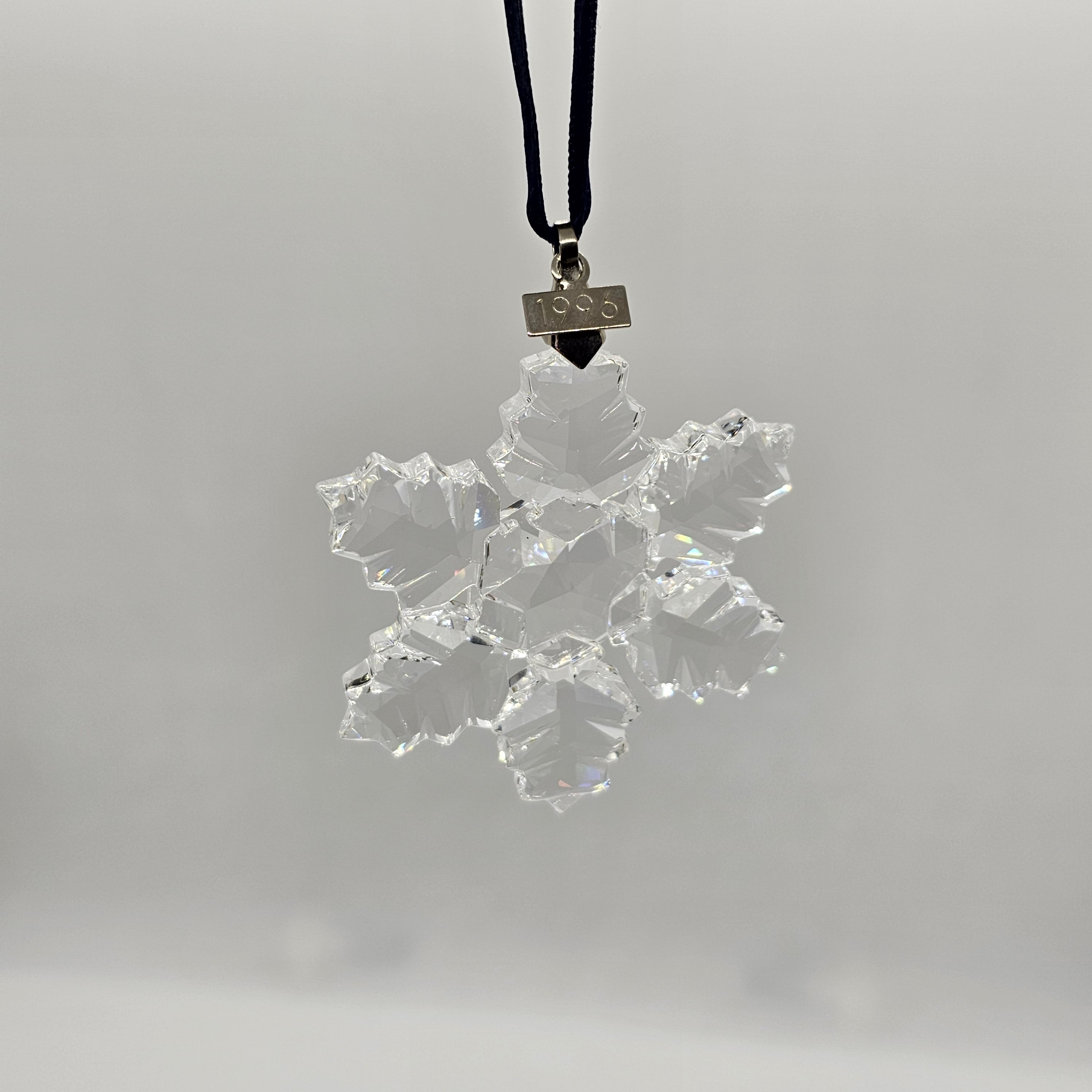 SWAROVSKI Weihnachtsstern 1996 Holiday Ornament Groß Klar 206197