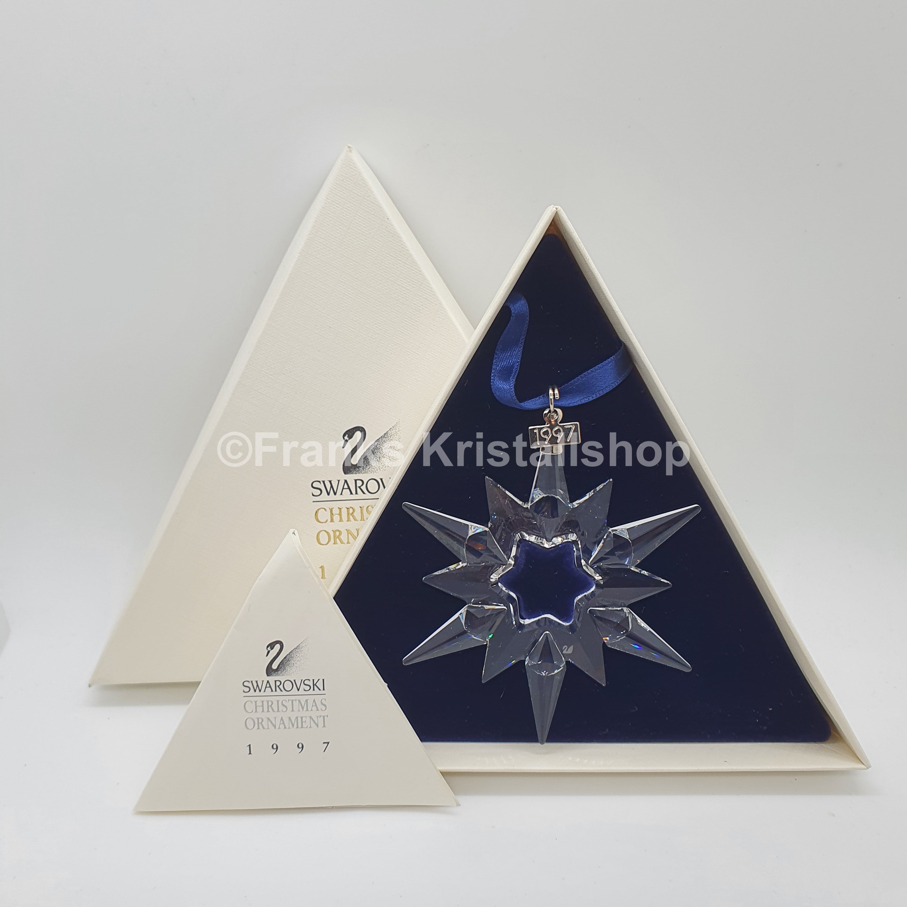 SWAROVSKI Weihnachtsstern 1997 Groß Klar 211987