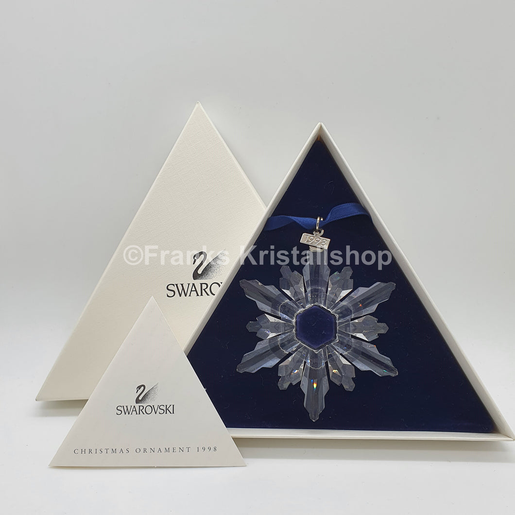SWAROVSKI Weihnachtsstern 1998 Groß Klar 220073