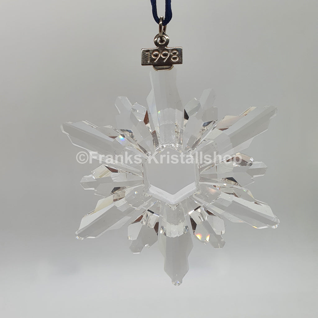 SWAROVSKI Weihnachtsstern 1998 Groß Klar 220037