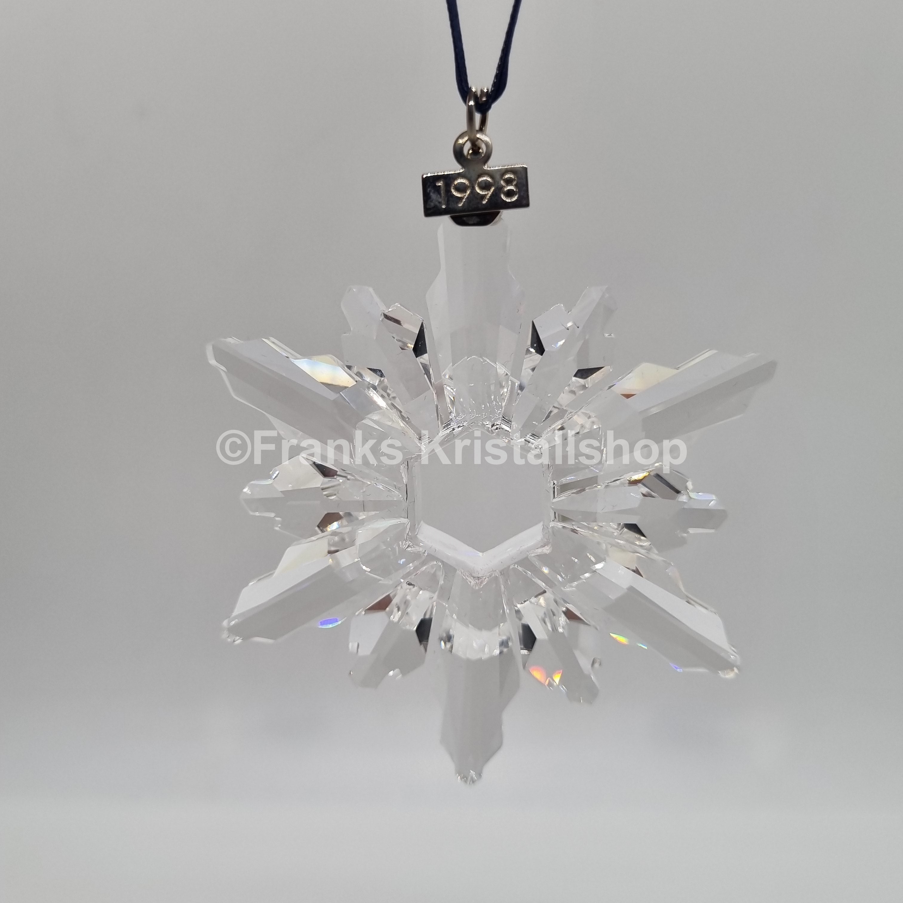 SWAROVSKI Weihnachtsstern 1998 Groß Klar 220037
