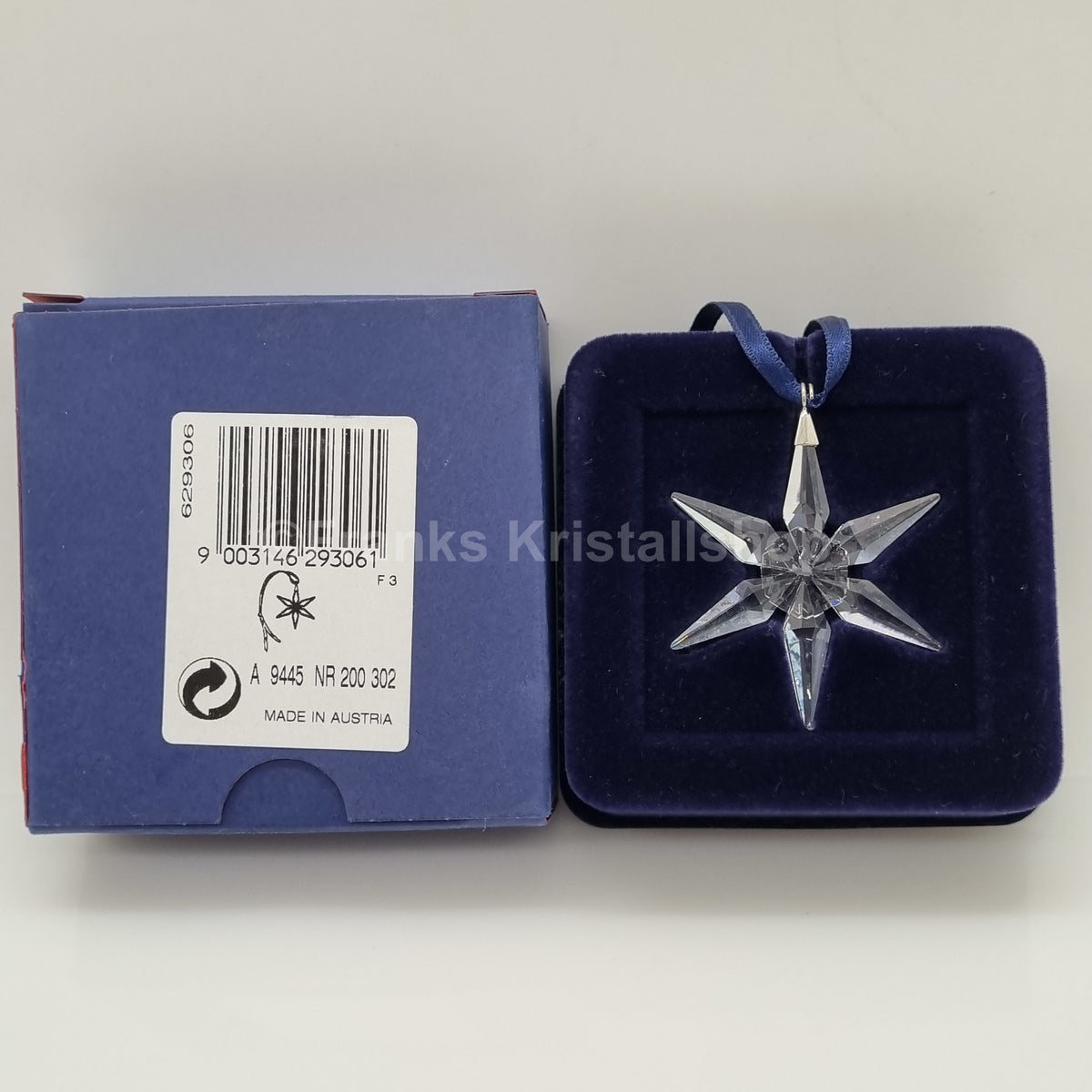 SWAROVSKI Christmas Star 2003 Small Clear 629306
