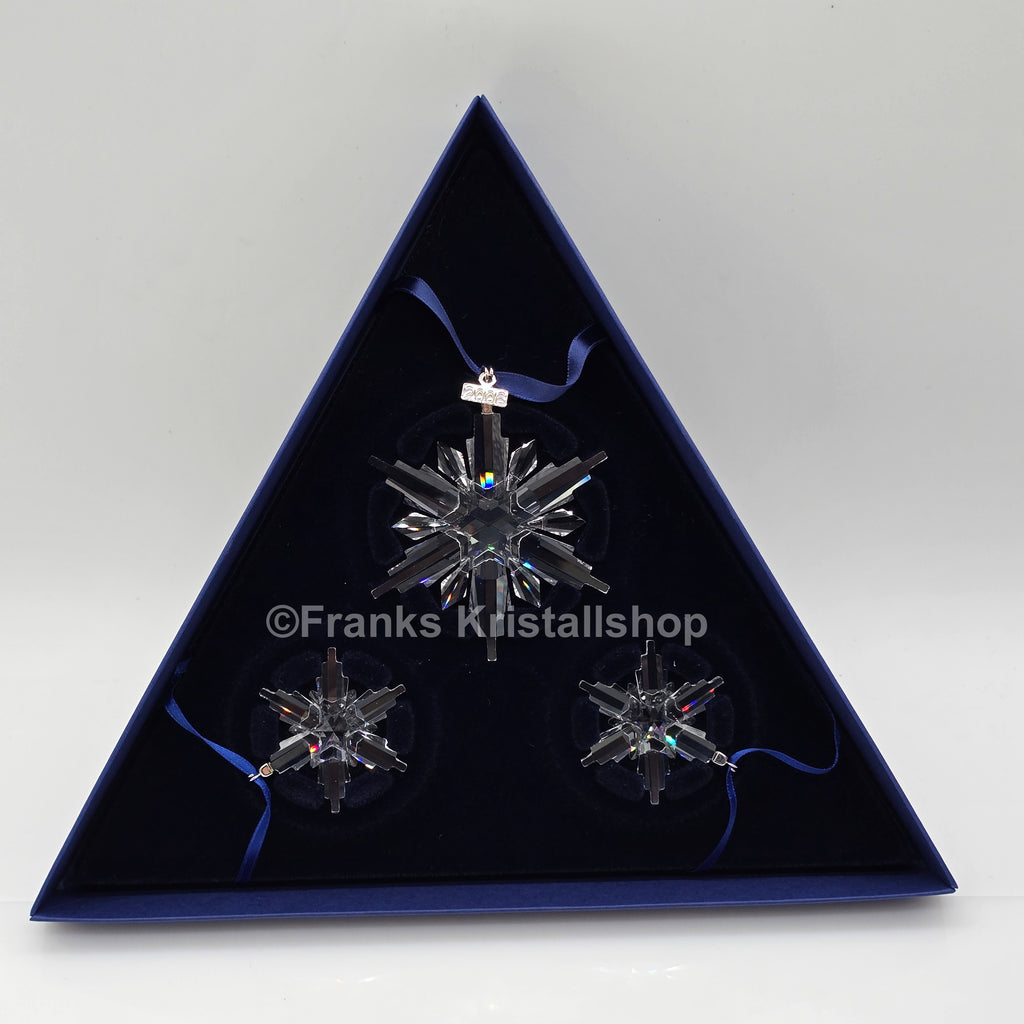 SWAROVSKI Weihnachtsstern 2006 klar 3er Set 860748